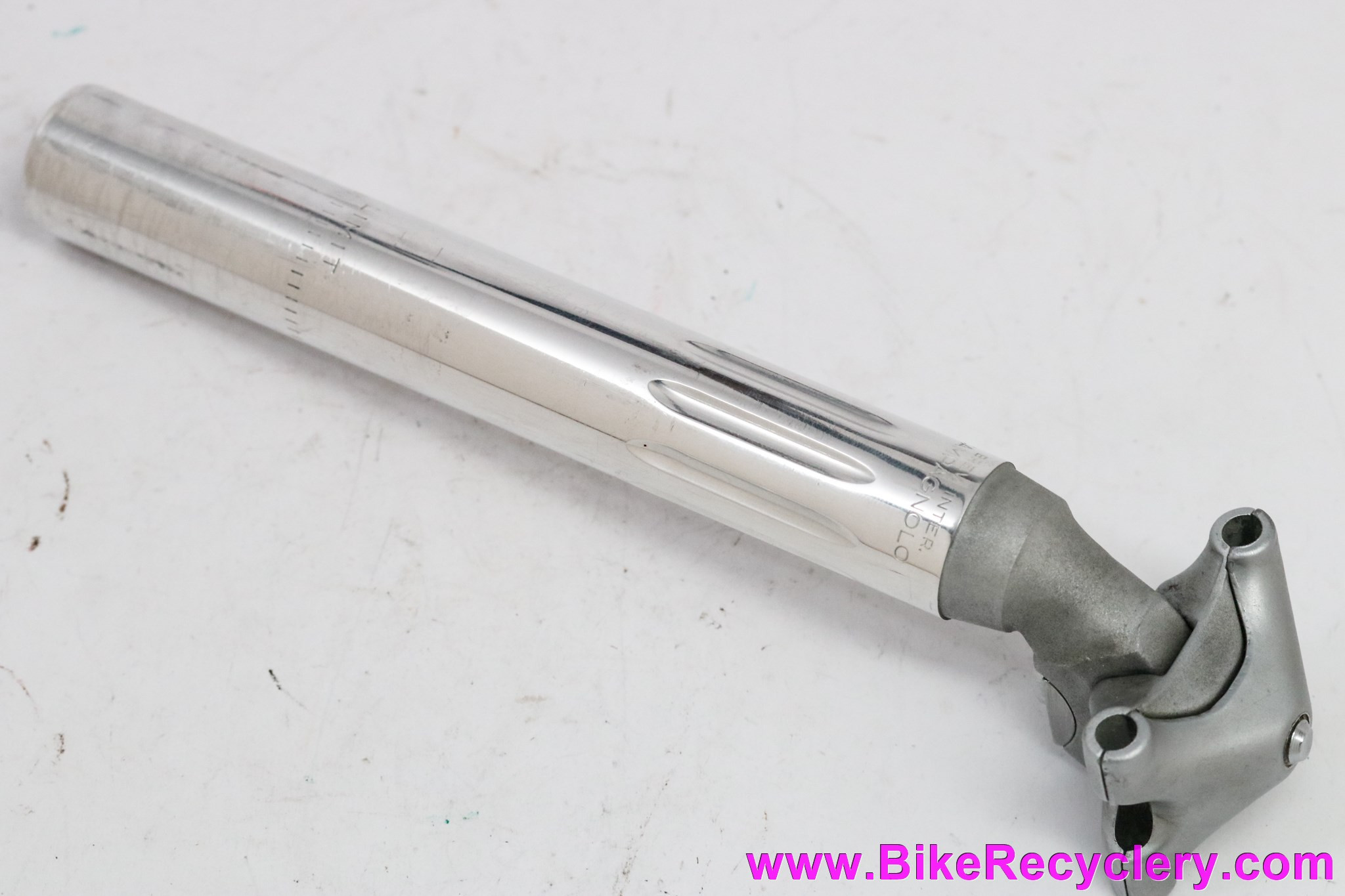 Tige De Selle Campagnolo Super Record 4051/1 - 26.4mm, Boulon Unique, Vintage Années 80, Italie