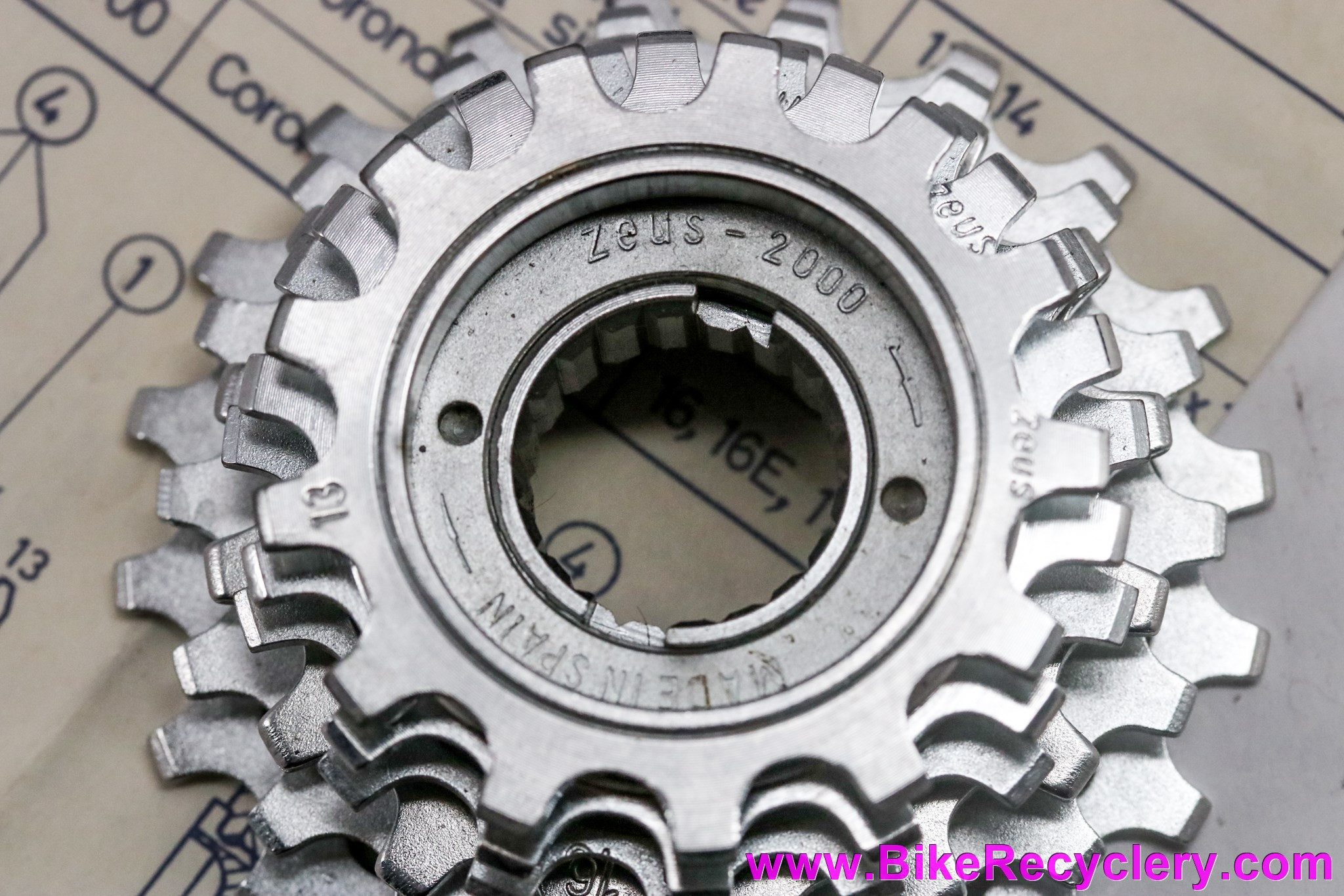 NIB/NOS Zeus 2000 6-Speed Freewheel: 13-18t Corncob - Steel Cogs