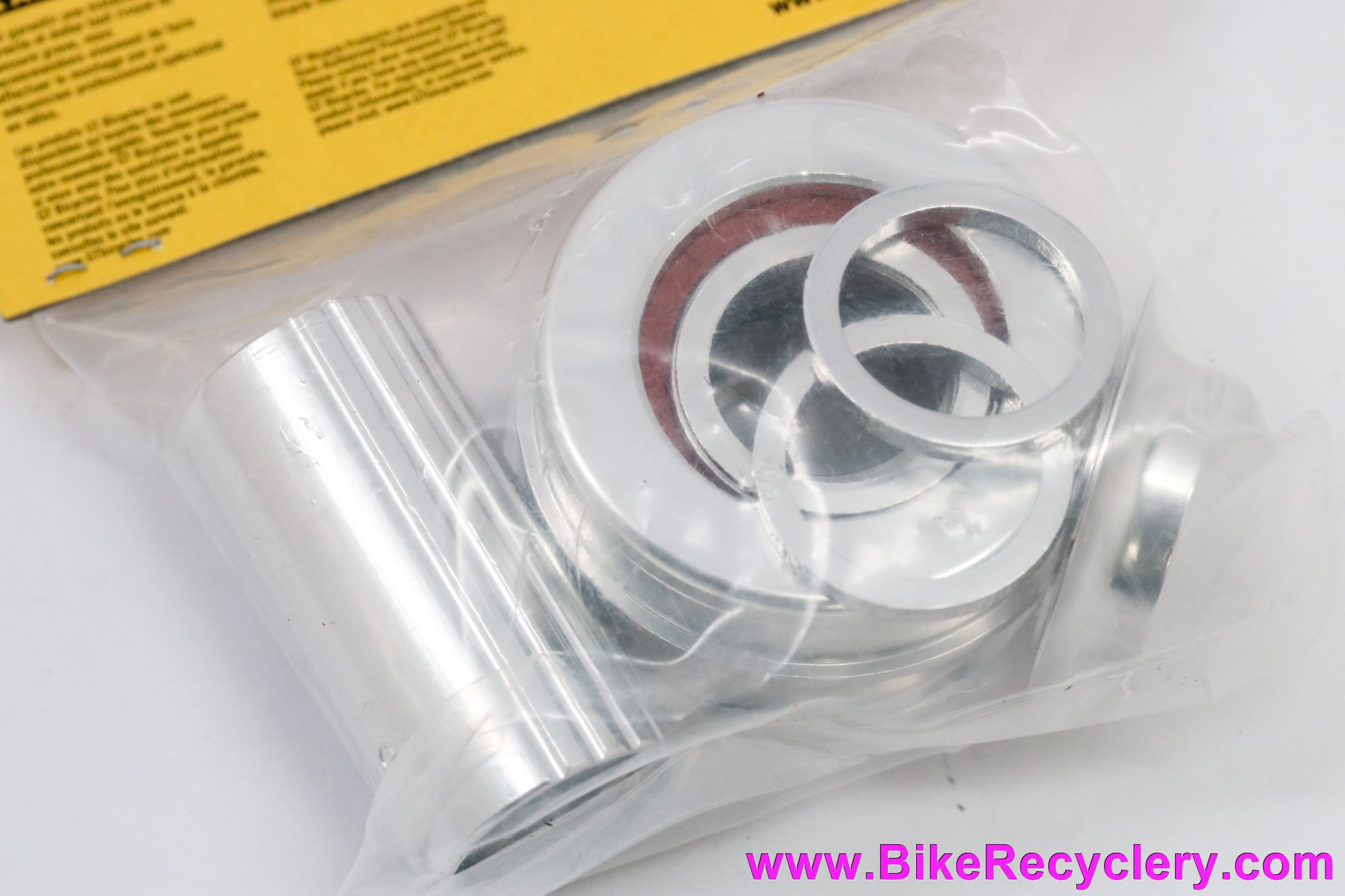 GT American Bottom Bracket Kit: 22mm - Polished (NEW) - Bike Recyclery