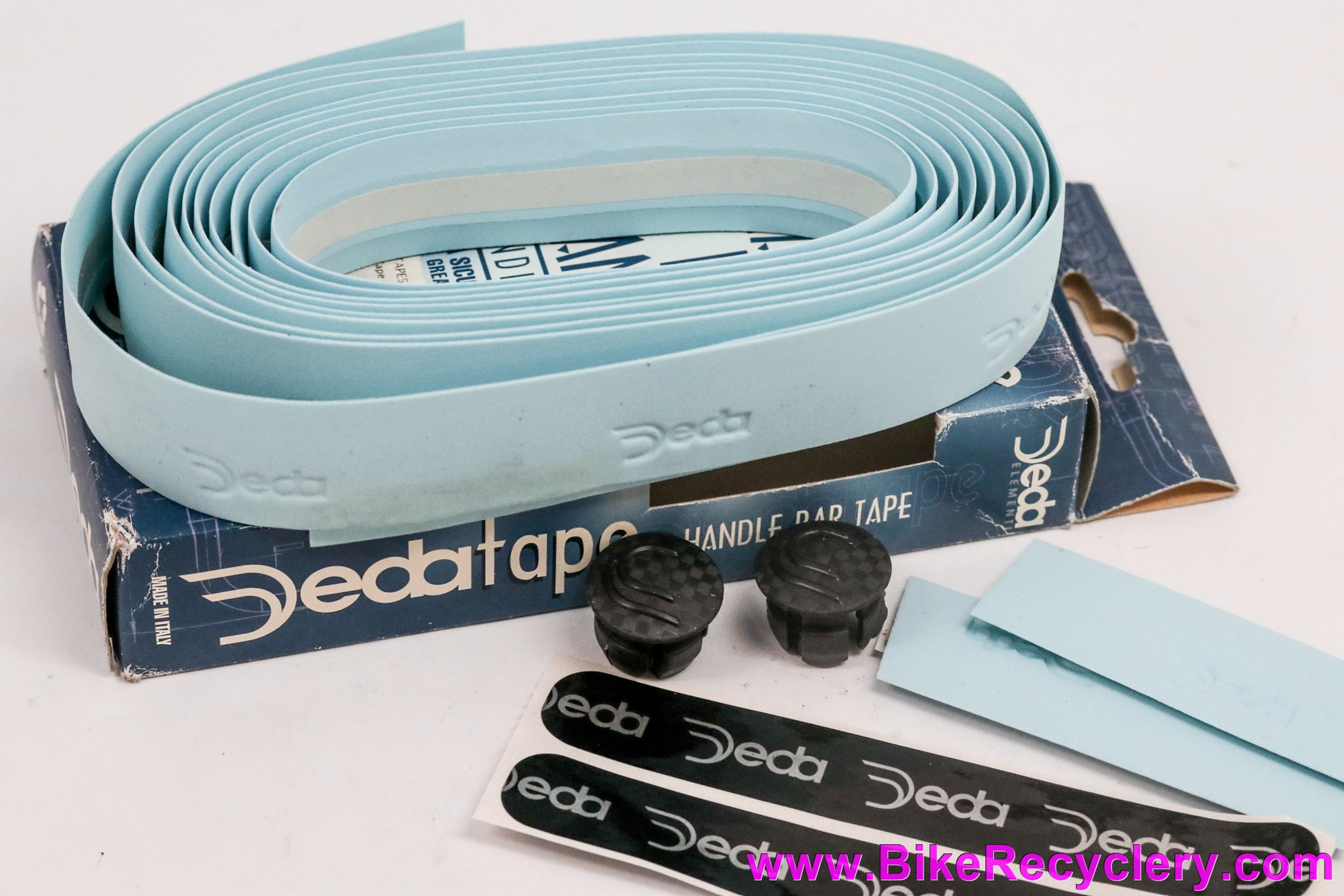 Deda Elementi Logo Bar Tape: Grey - EVA - 2.8mm - Bike Recyclery