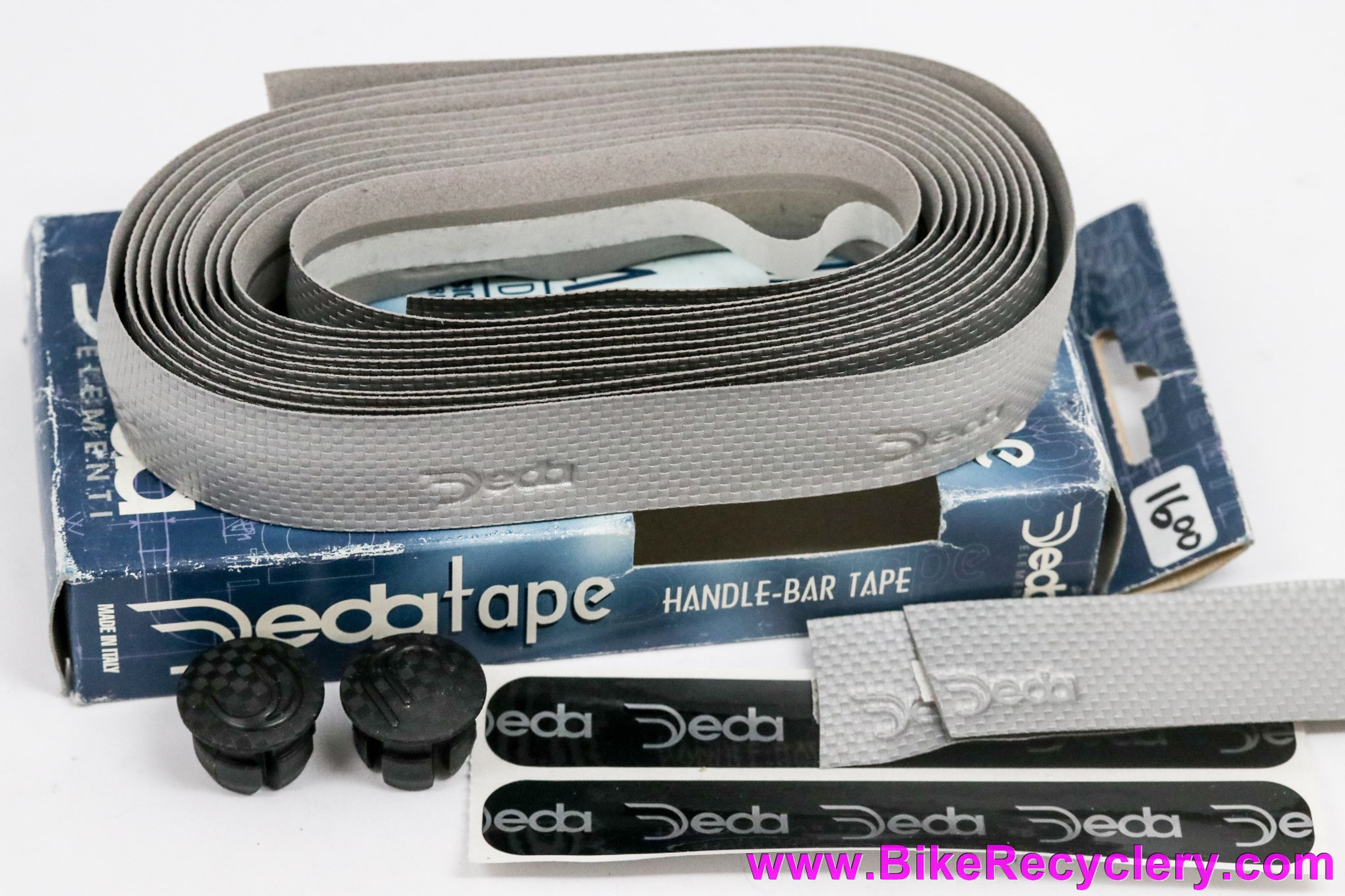 Deda Elementi Carbon Bar Tape: Silver