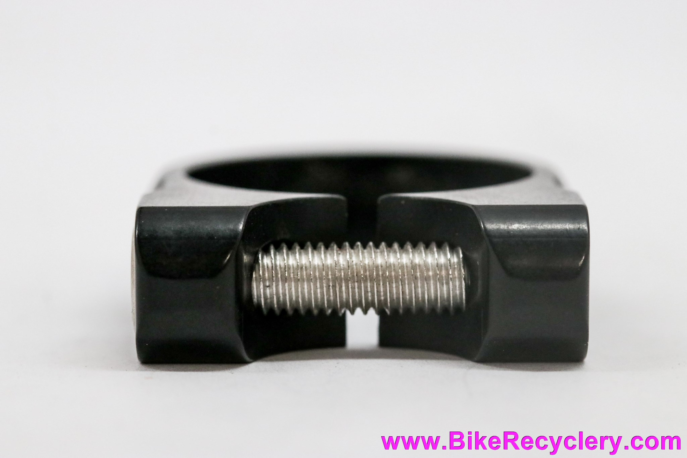 NOS DKG Bolt On Seat Clamp Binder: 30mm - No Logo 1980's - 1990's - Black