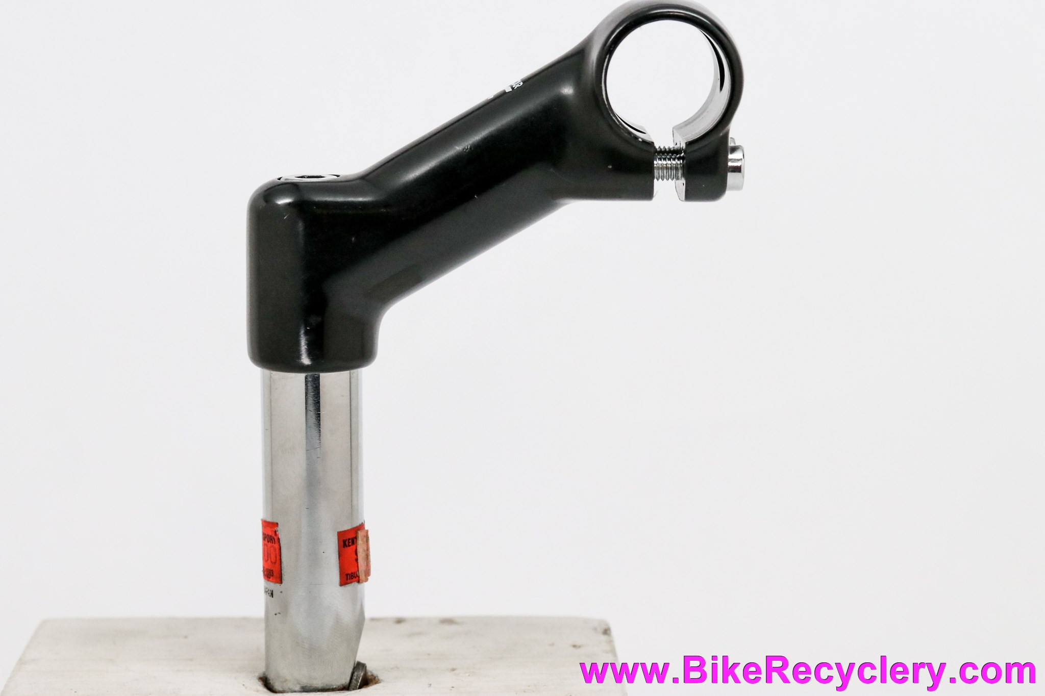 NOS Suntour XC Quill Stem: MS-1400 - 75mm x 25.4mm - Two Bolt - Black - Vintage 1980's Mountain Bike