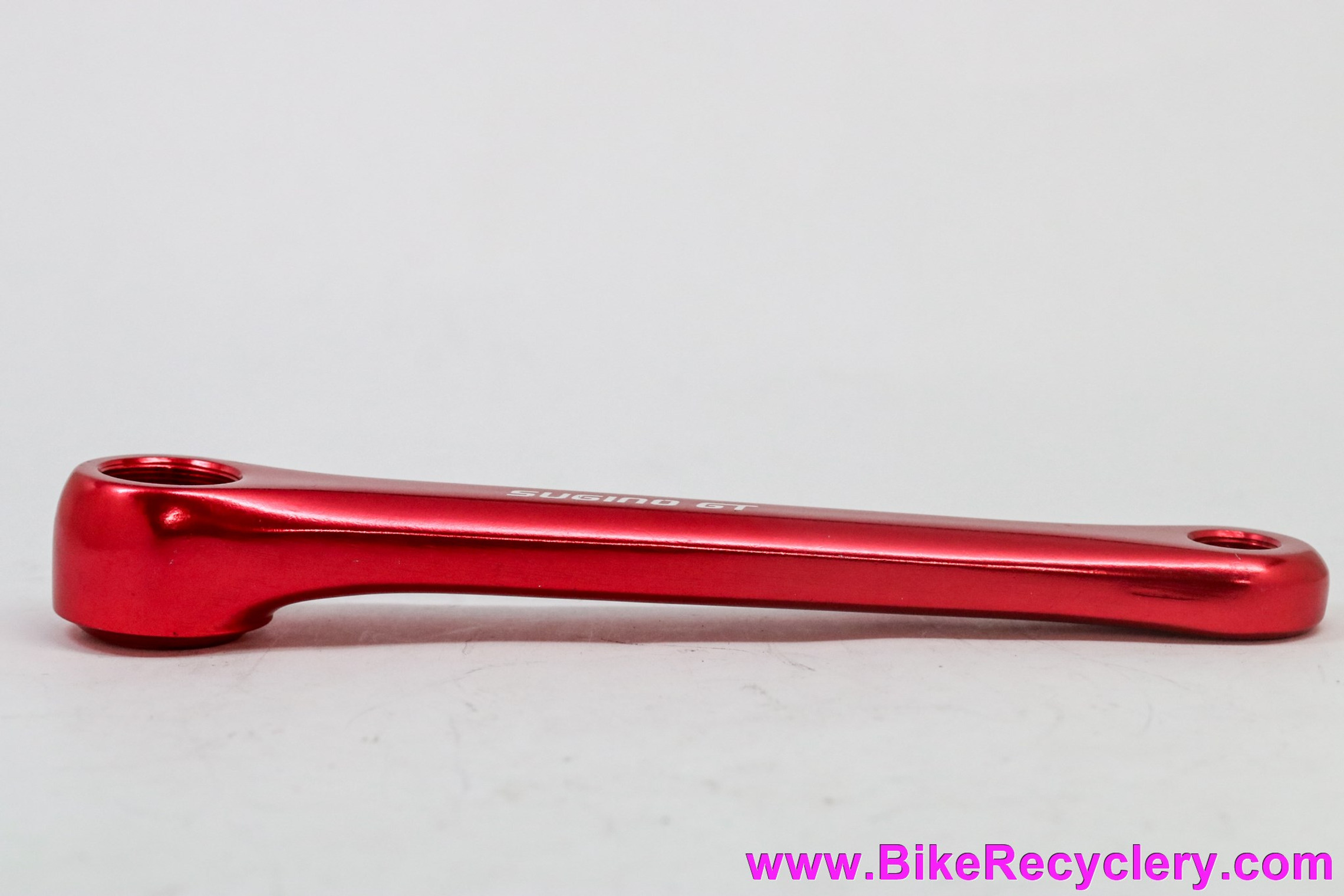 NOS Sugino GT Left / Non-Drive Crank Arm: 170mm - Red - Old School BMX Vintage 1980's (Take Off?)