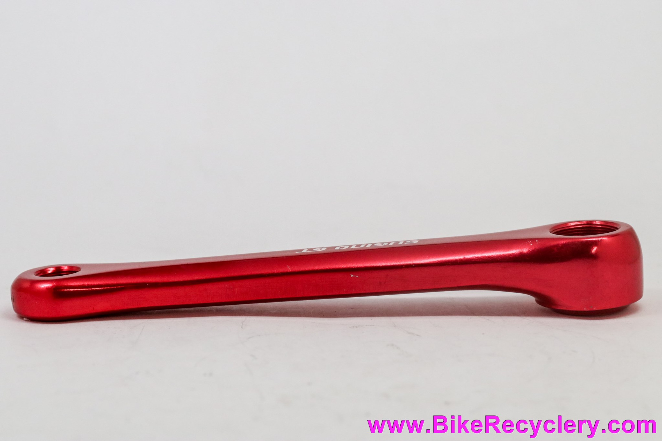 NOS Sugino GT Left / Non-Drive Crank Arm: 170mm - Red - Old School BMX Vintage 1980's (Take Off?)