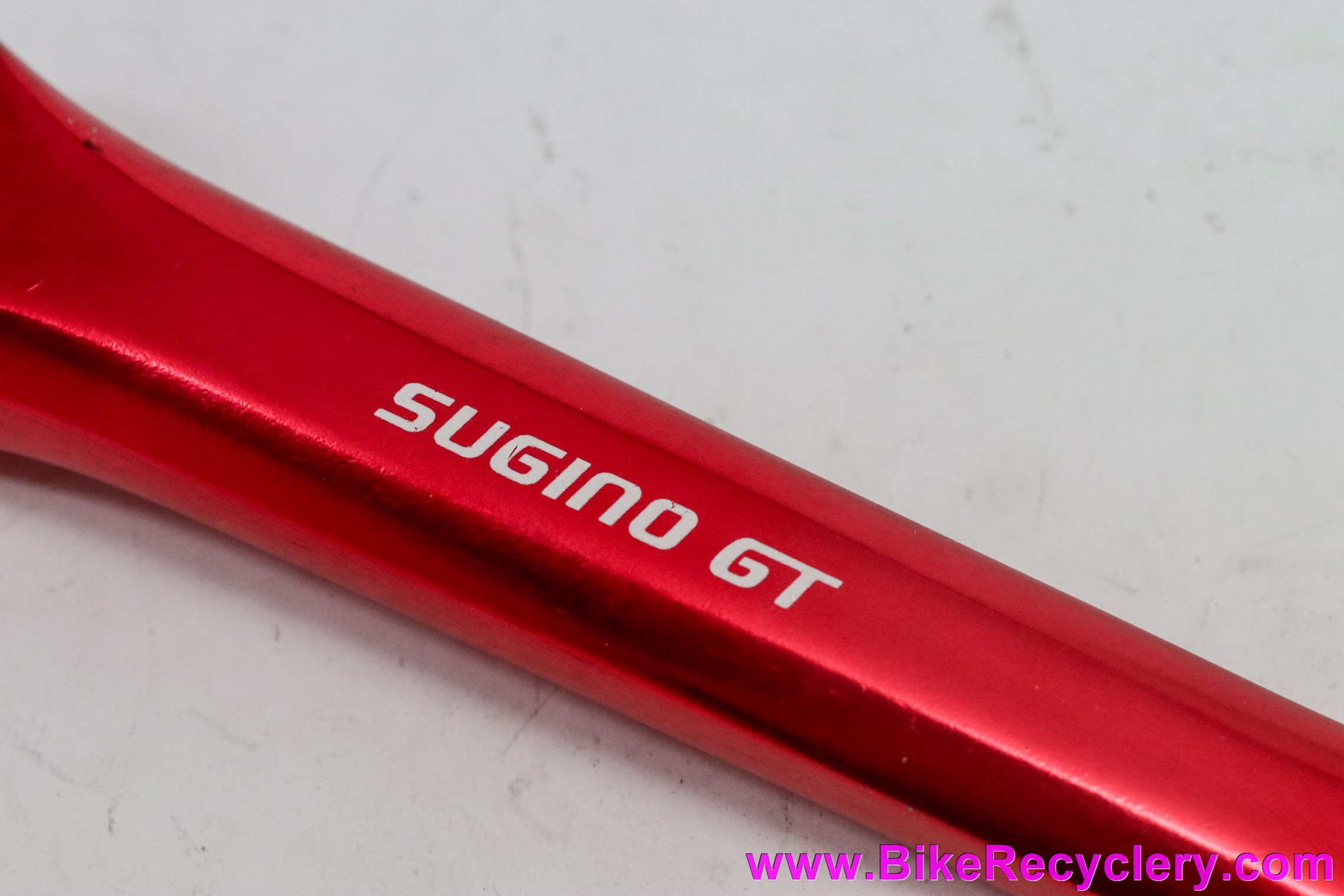 NOS Sugino GT Left / Non-Drive Crank Arm: 170mm - Red - Old School BMX Vintage 1980's (Take Off?)