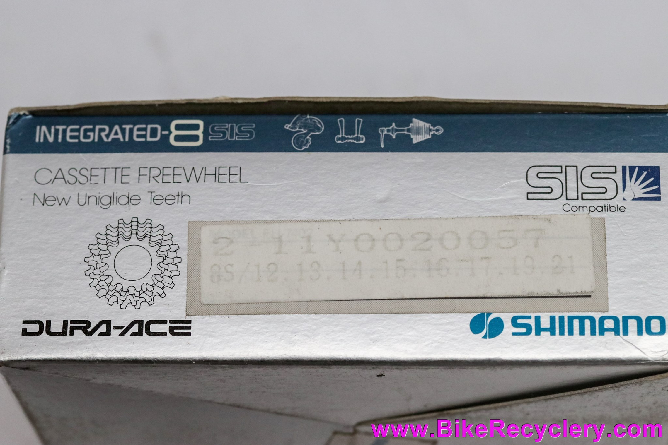NIB/NOS Shimano Dura Ace CS-7400 8 Speed Uniglide Cassette: 12-21t
