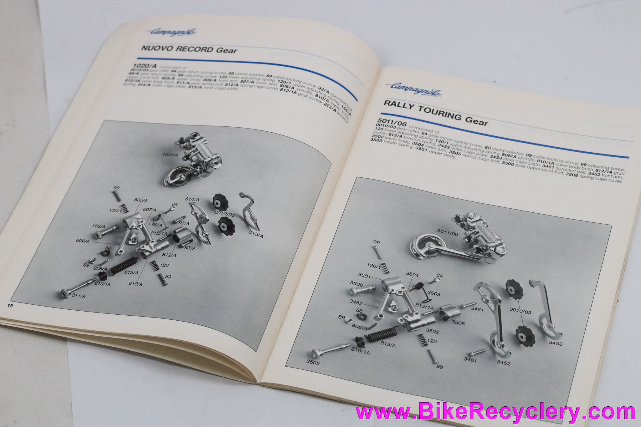 1984 Campagnolo Catalog 18 Resource & Collector's Item! (Near Mint+