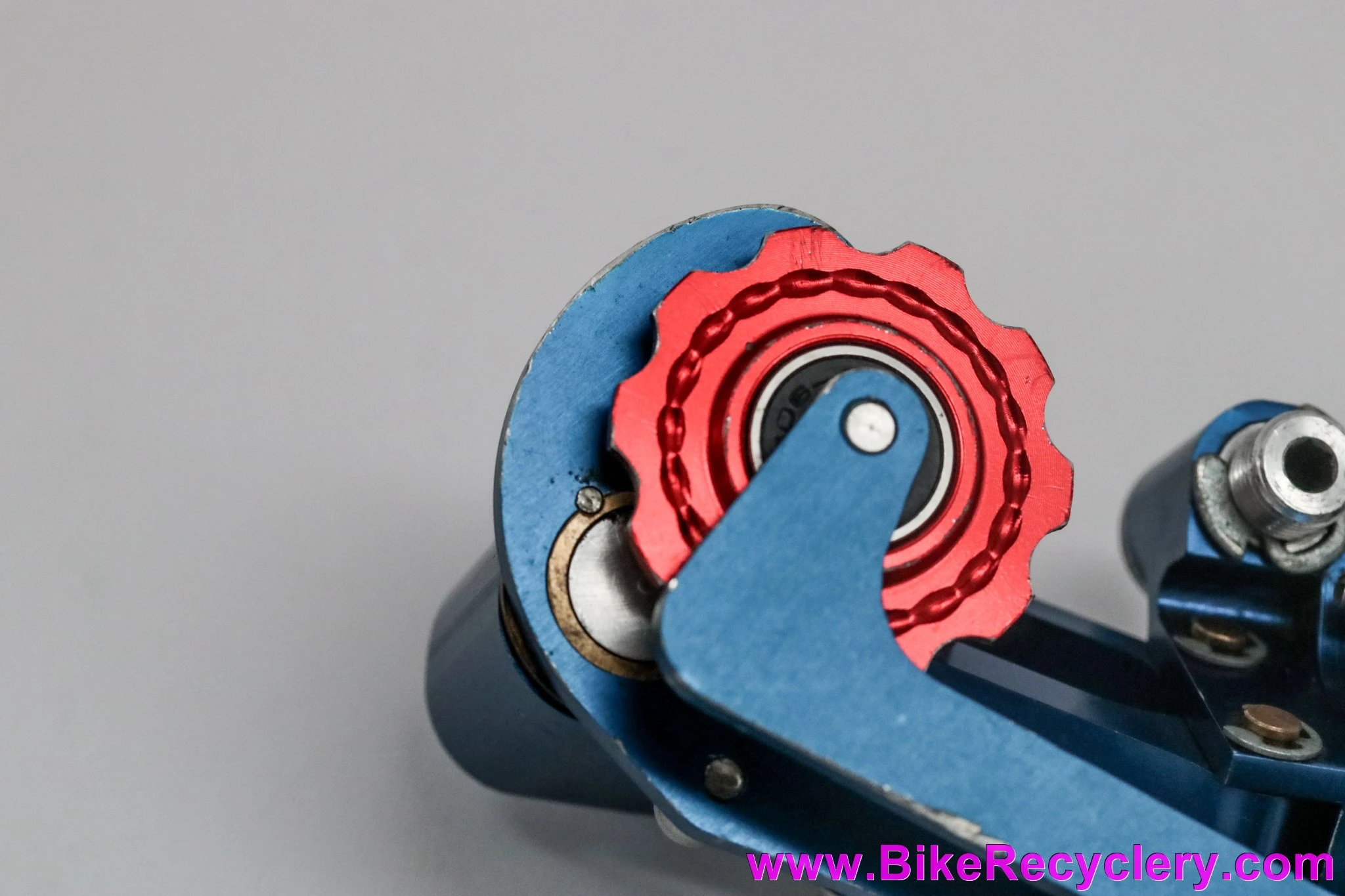 Paul Components Powerglide Rear Derailleur: Mid - 2nd Gen - Blue + Red (Near Mint Low Miles)