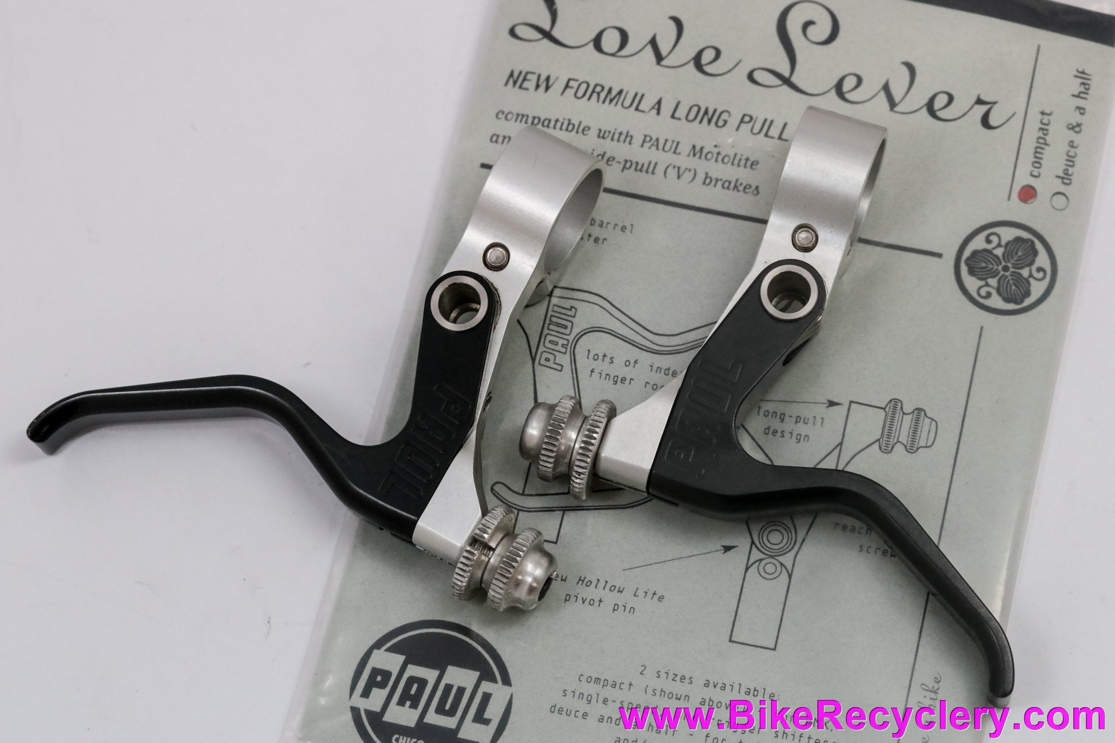 Paul Love Levers 2.5: LPZ - Black & Silver - Long Pull - 2nd Gen