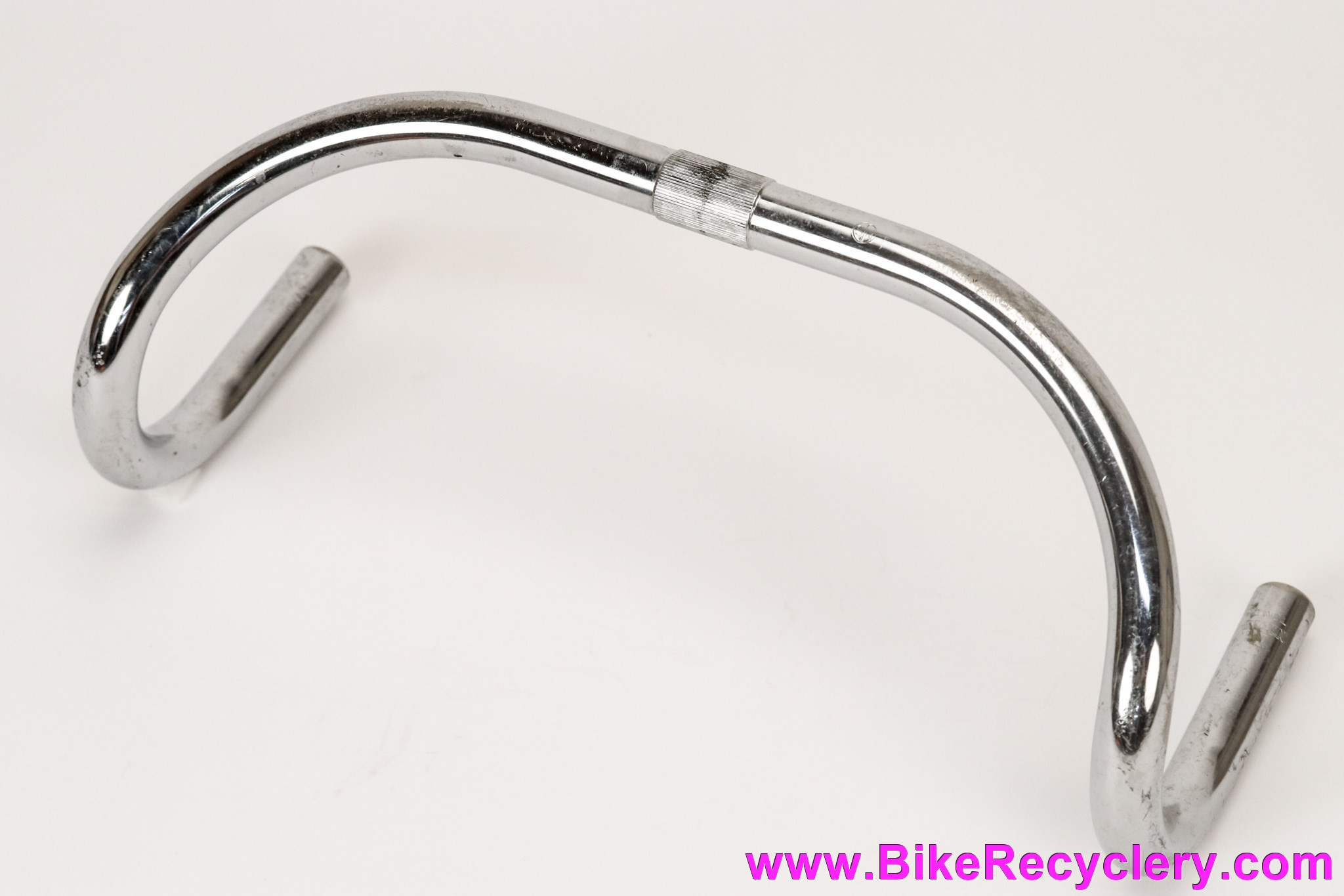 Nitto B123 NJS Track Handlebar: Chrome Steel 40cm x