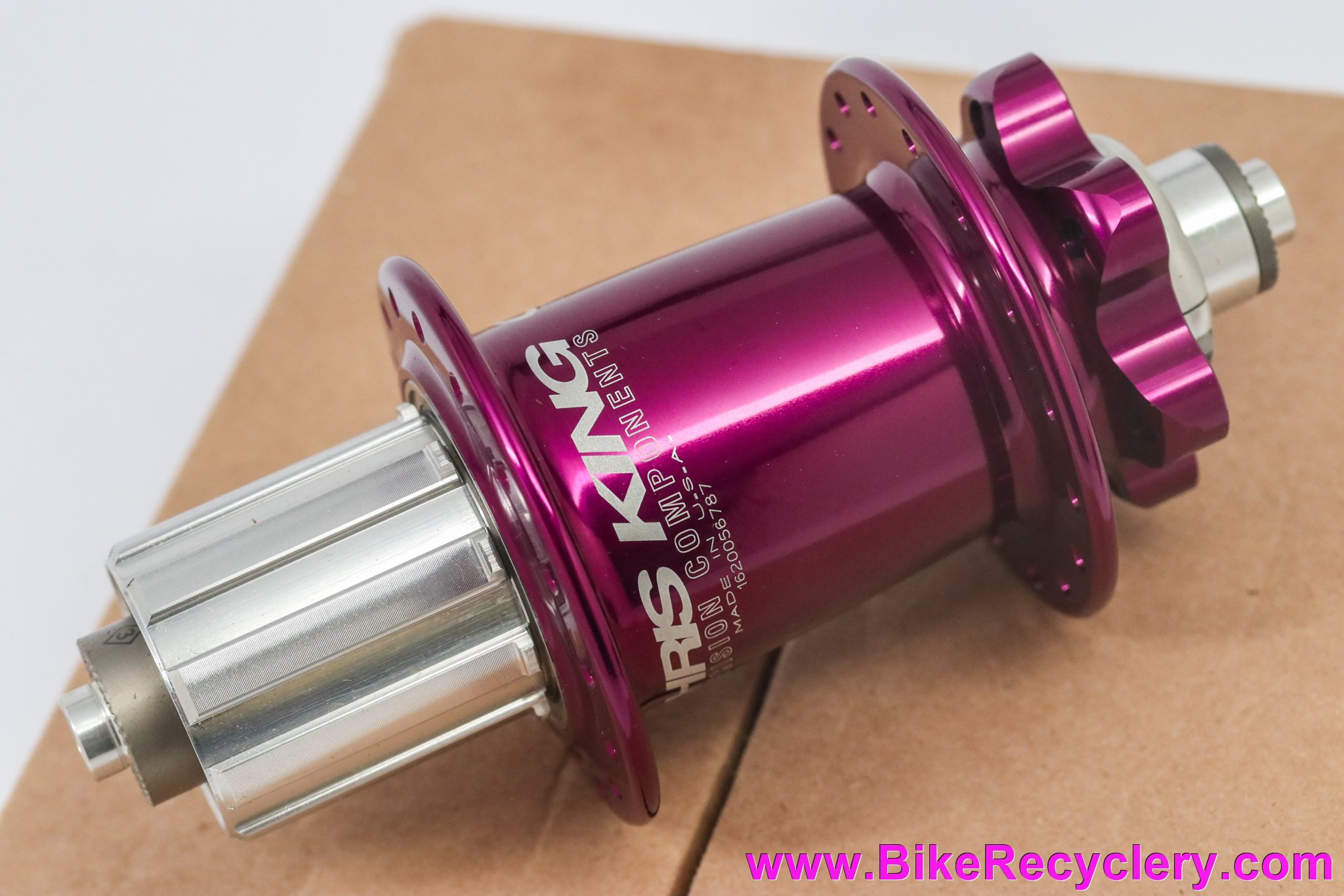 Chris King ISO MTB Hubset: 2012 Plum Purple! 32H x 8/9/10sp - 6 Bolt Disc - 15QR x 135mm QR (NEW)