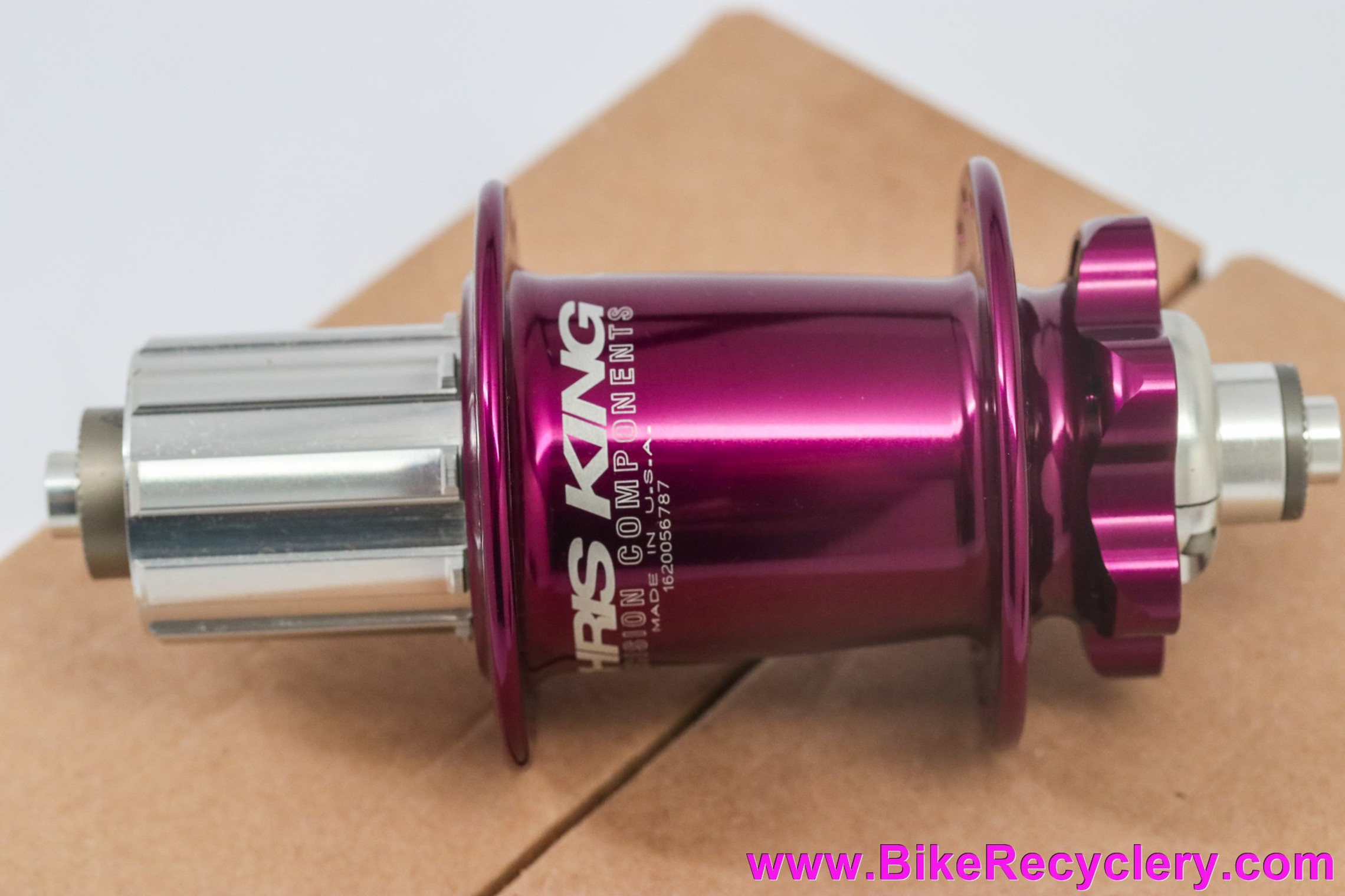 Chris King ISO MTB Hubset: 2012 Plum Purple! 32H x 8/9/10sp - 6 Bolt Disc - Boost 110mm 20QR x 135mm QR (NEW)