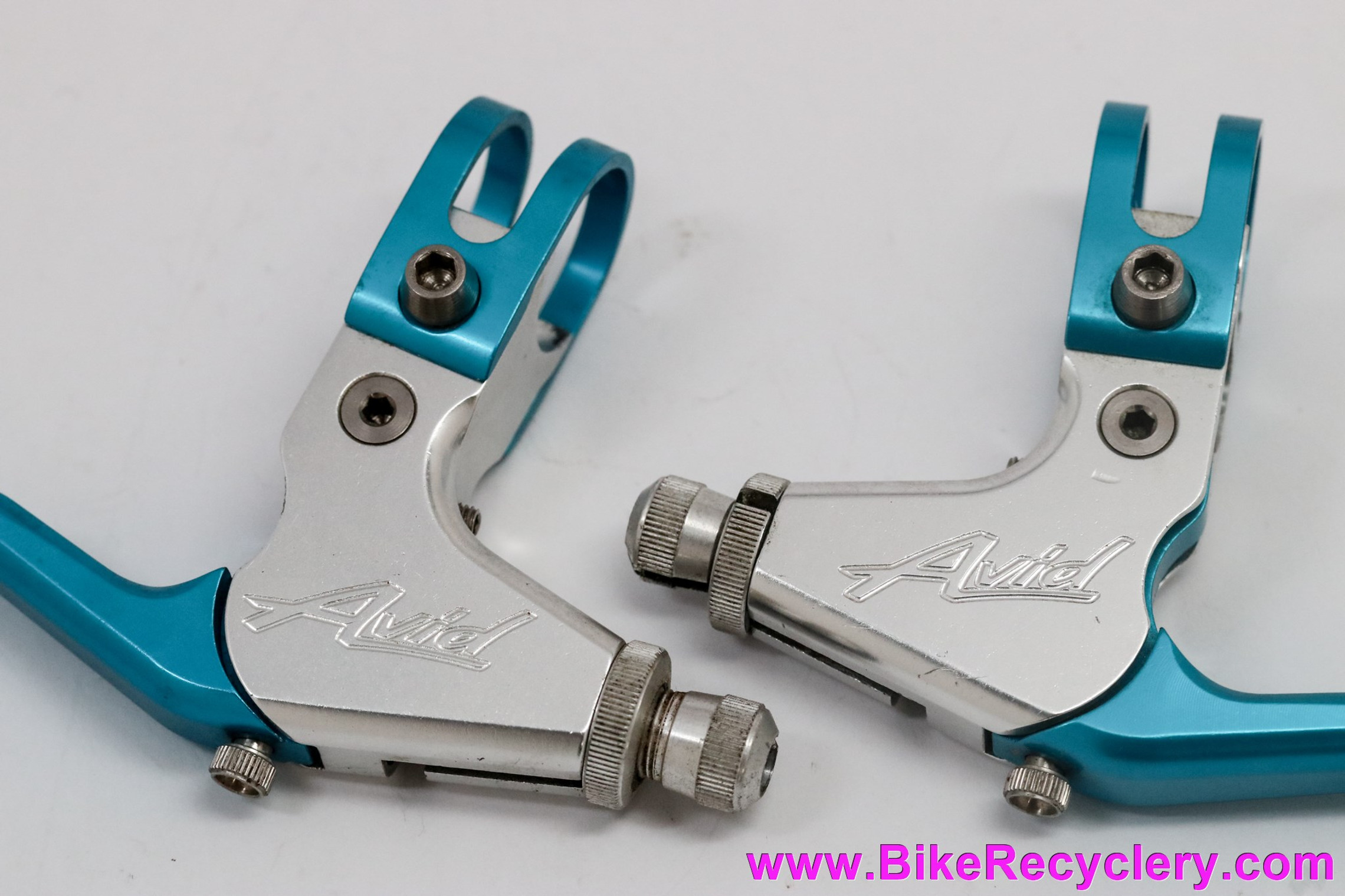 Avid SD Ultimate Brake Levers: TURQUOISE & Silver Anodized 1990's 