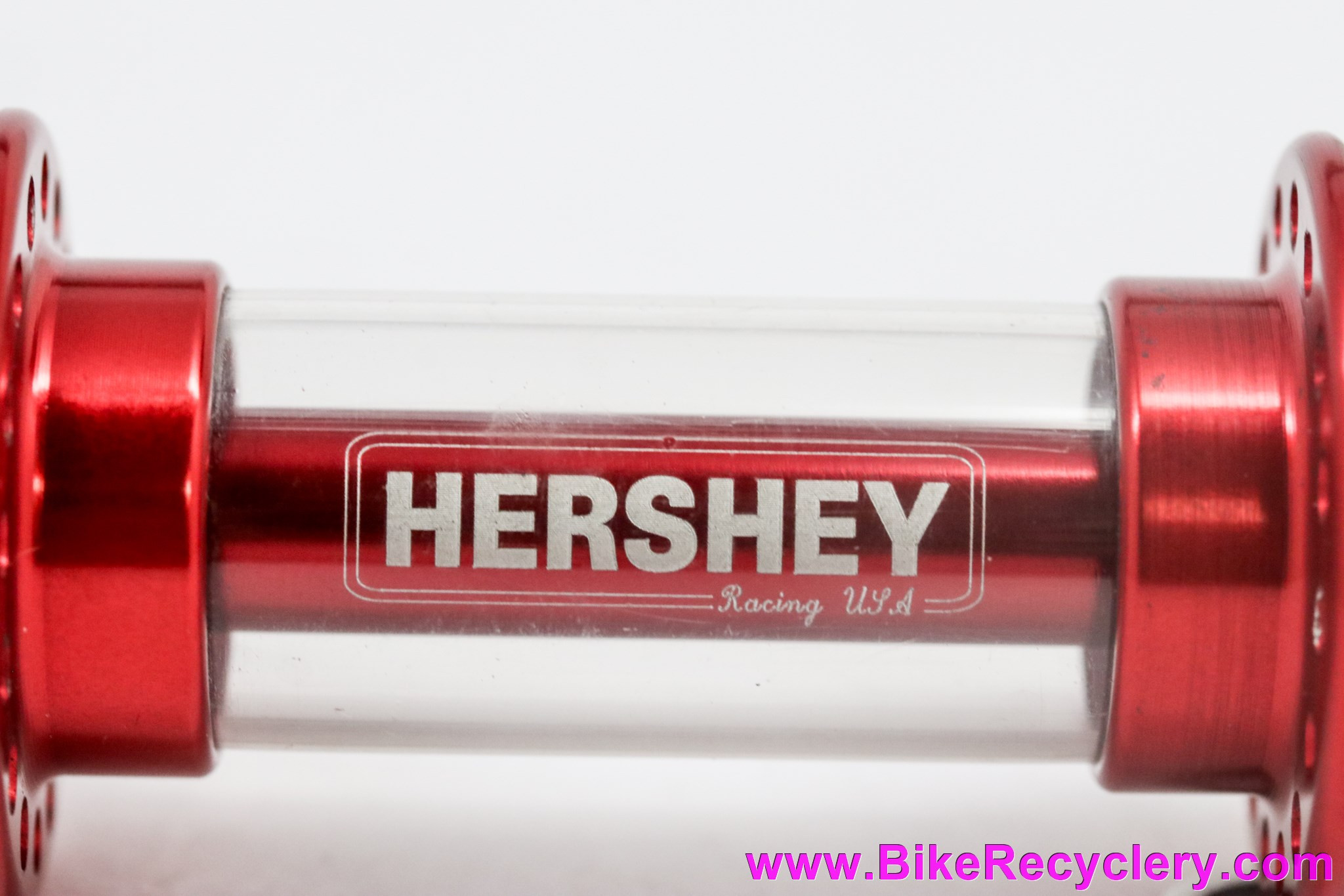 Hershey Racing Naked Front Hub: 32H 79g! - Red Ano (Near Mint+ Low Miles)