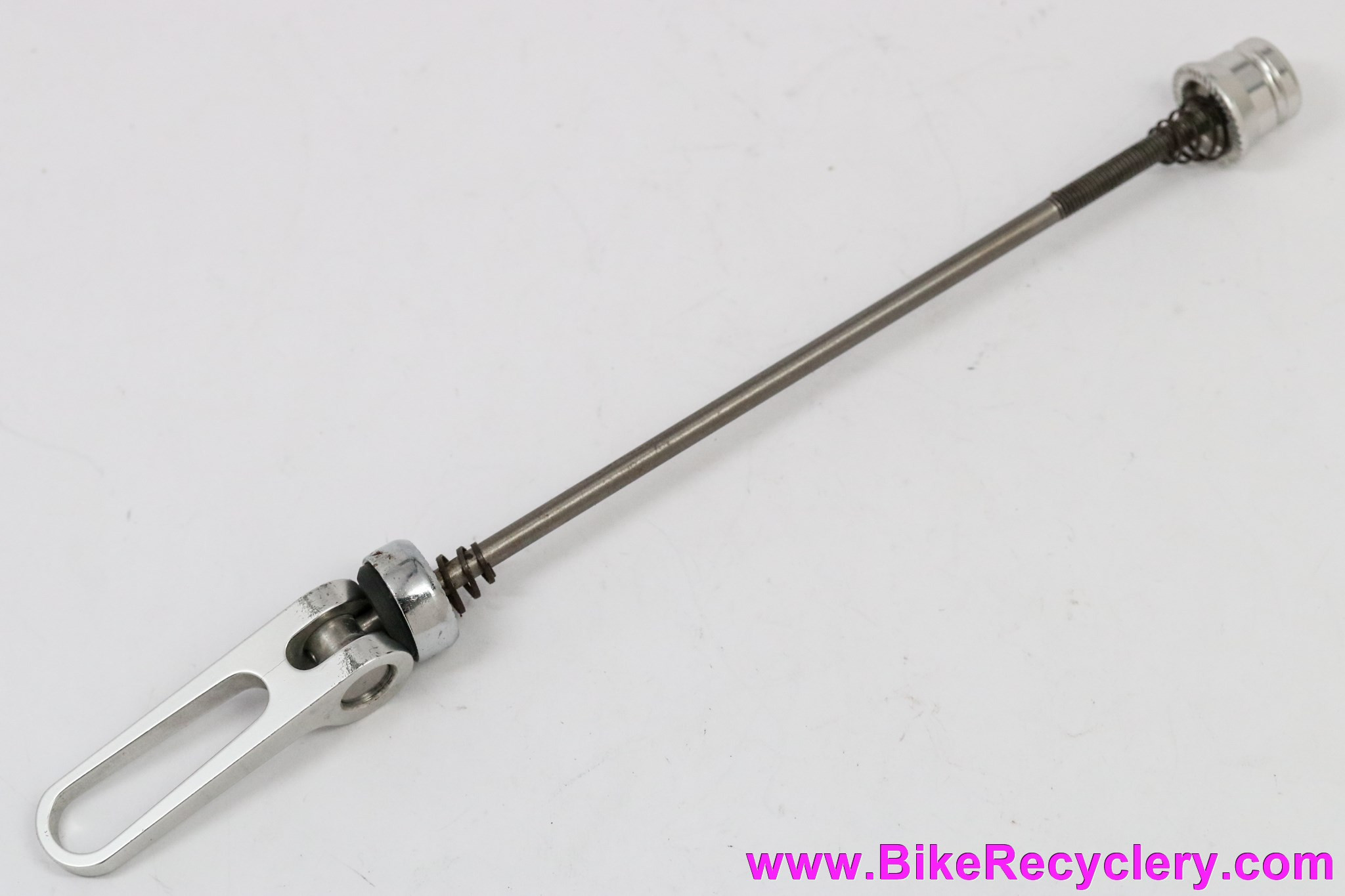 Ringle Ti Stix Rear QR Skewer: Silver - Ultralight Version of Holey (Cracked, Parts/Display Only)