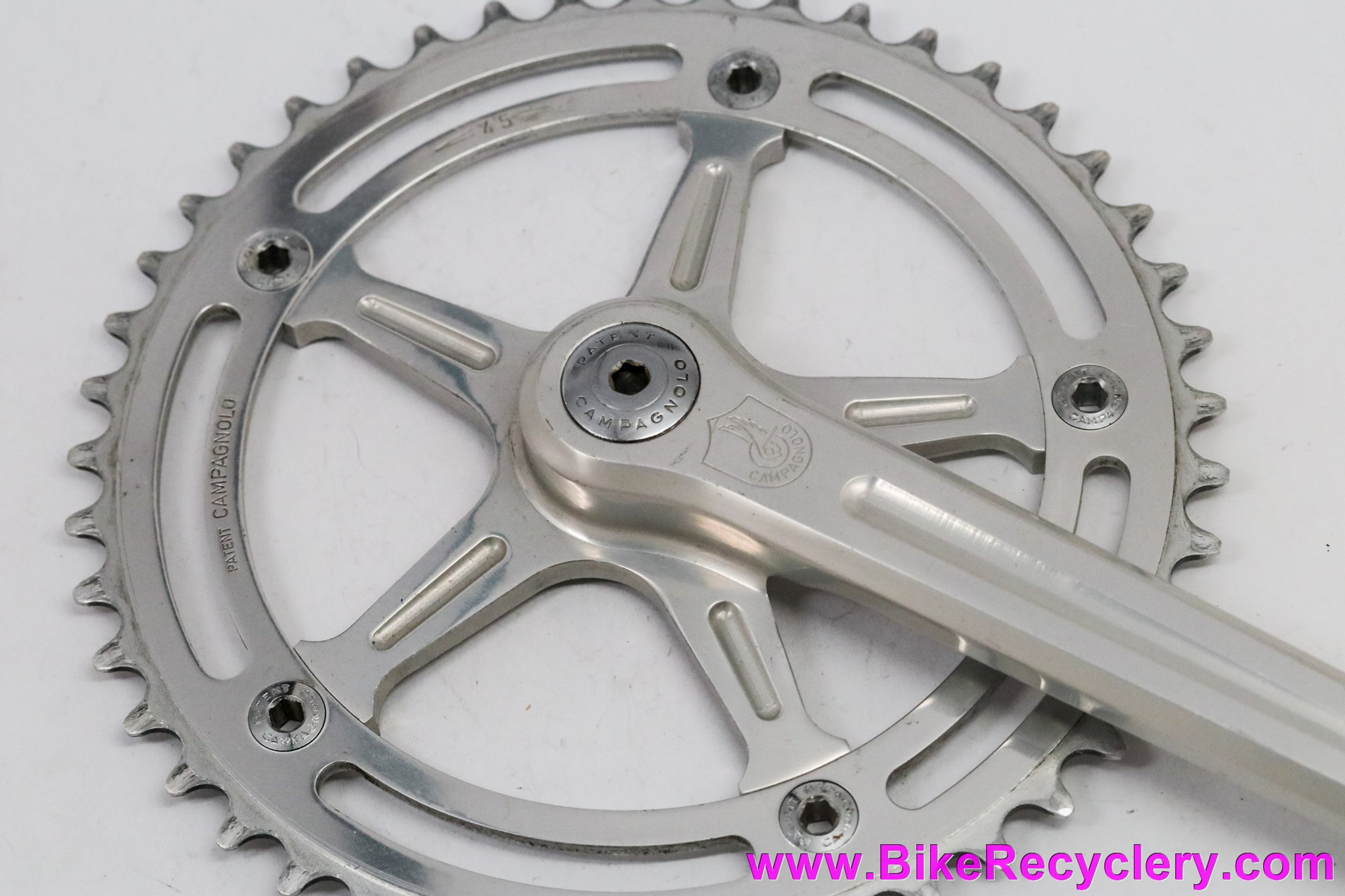 Campagnolo Nuovo Record Pista Crankset: 165mm x 45t - #1051