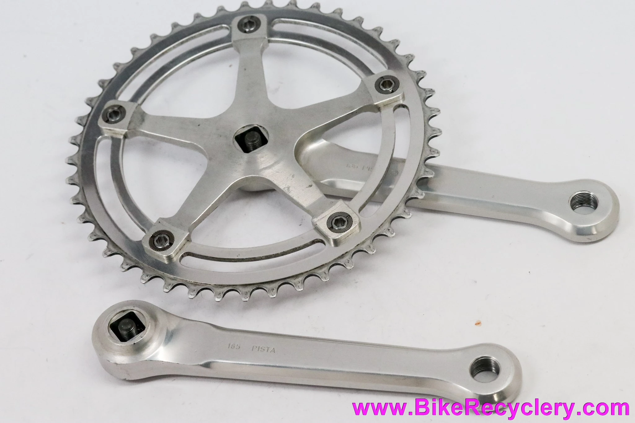 Campagnolo Nuovo Record Pista Crankset: 165mm x 45t - #1051 
