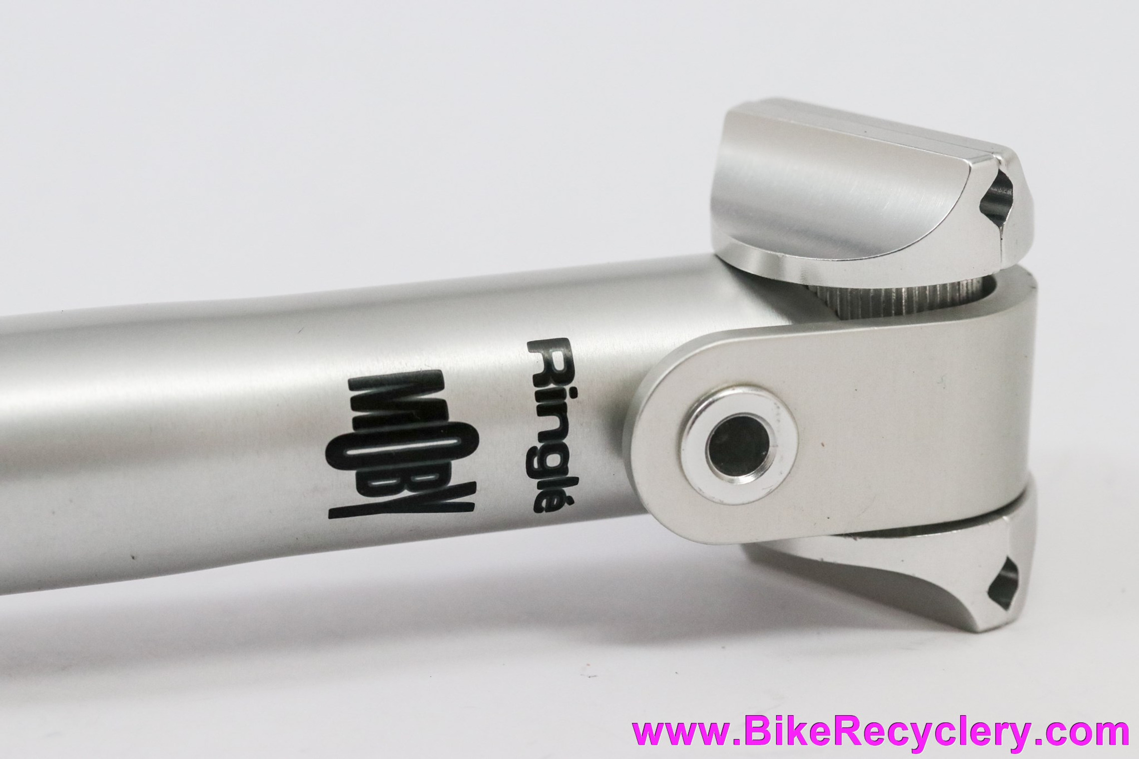 NOS Ringle Moby Deuce Seatpost: 28.6mm x 360mm - Silver Anodized - Vintage 1990's MTB  (take-off)