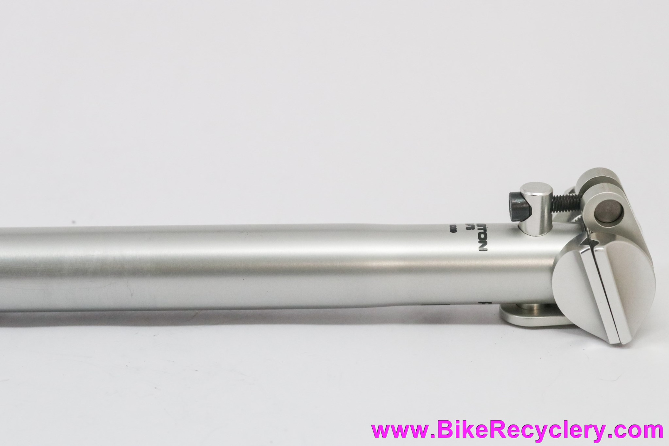 NOS Ringle Moby Deuce Seatpost: 28.6mm x 360mm - Silver Anodized - Vintage 1990's MTB  (take-off)