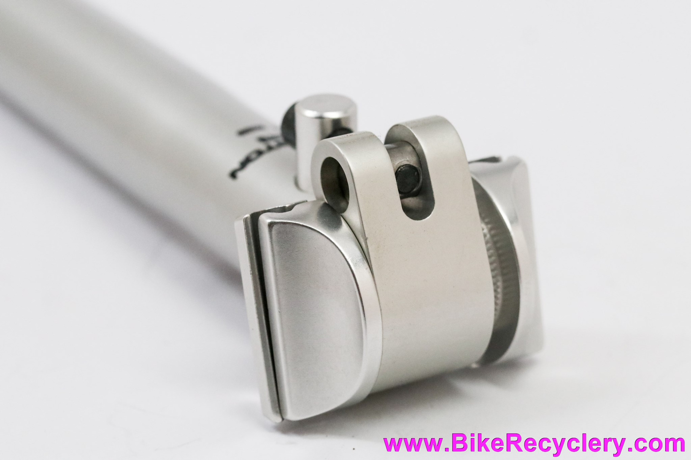 NOS Ringle Moby Deuce Seatpost: 28.6mm x 360mm - Silver Anodized - Vintage 1990's MTB  (take-off)