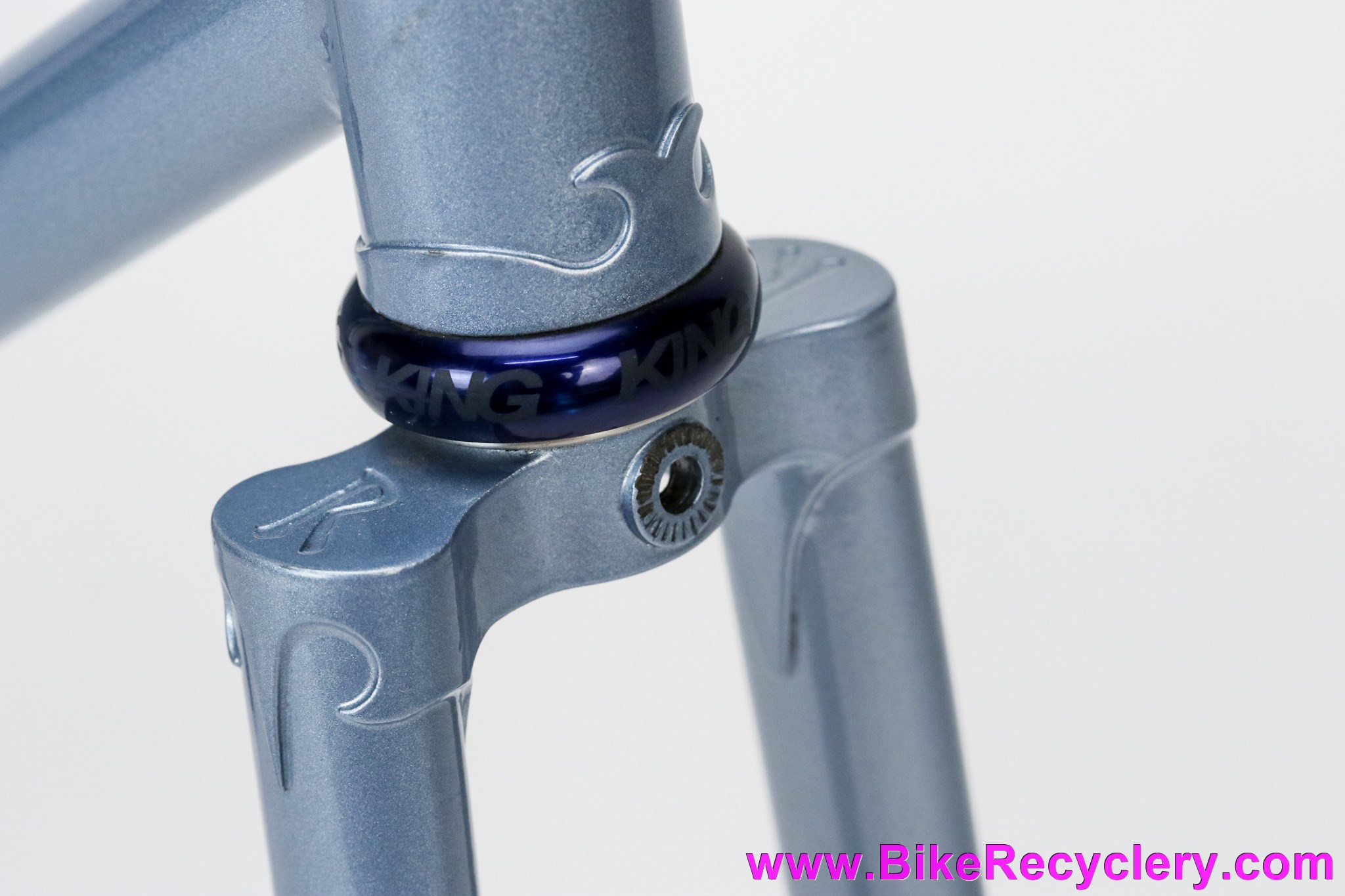 58cm (L) Rawland Nordavinden Frameset + Navy Chris King NoThreadset - 700c (Barely Ridden Near Mint+ 