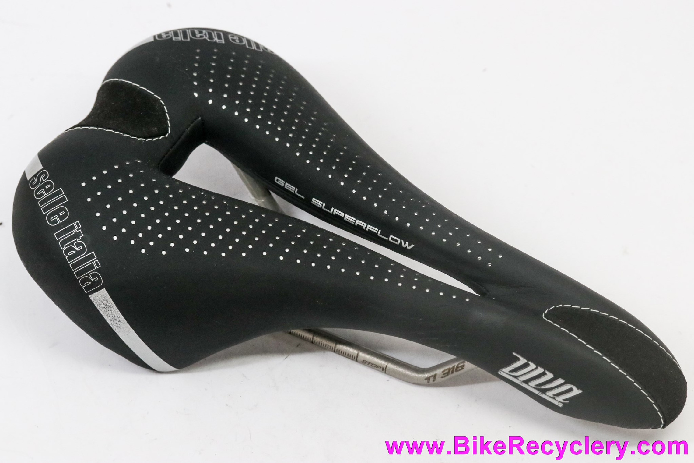 Selle Italia DIVA Lady Gel Superflow Titanium: L3 152mm (New