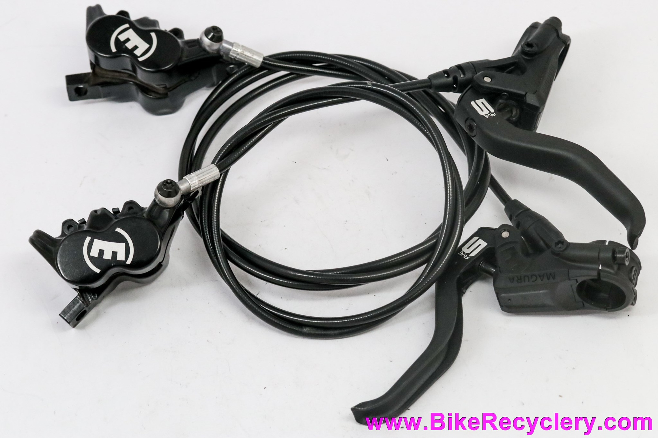 Magura MT5 Next Disc Brakeset: 4-Piston - Black - Front/Rear