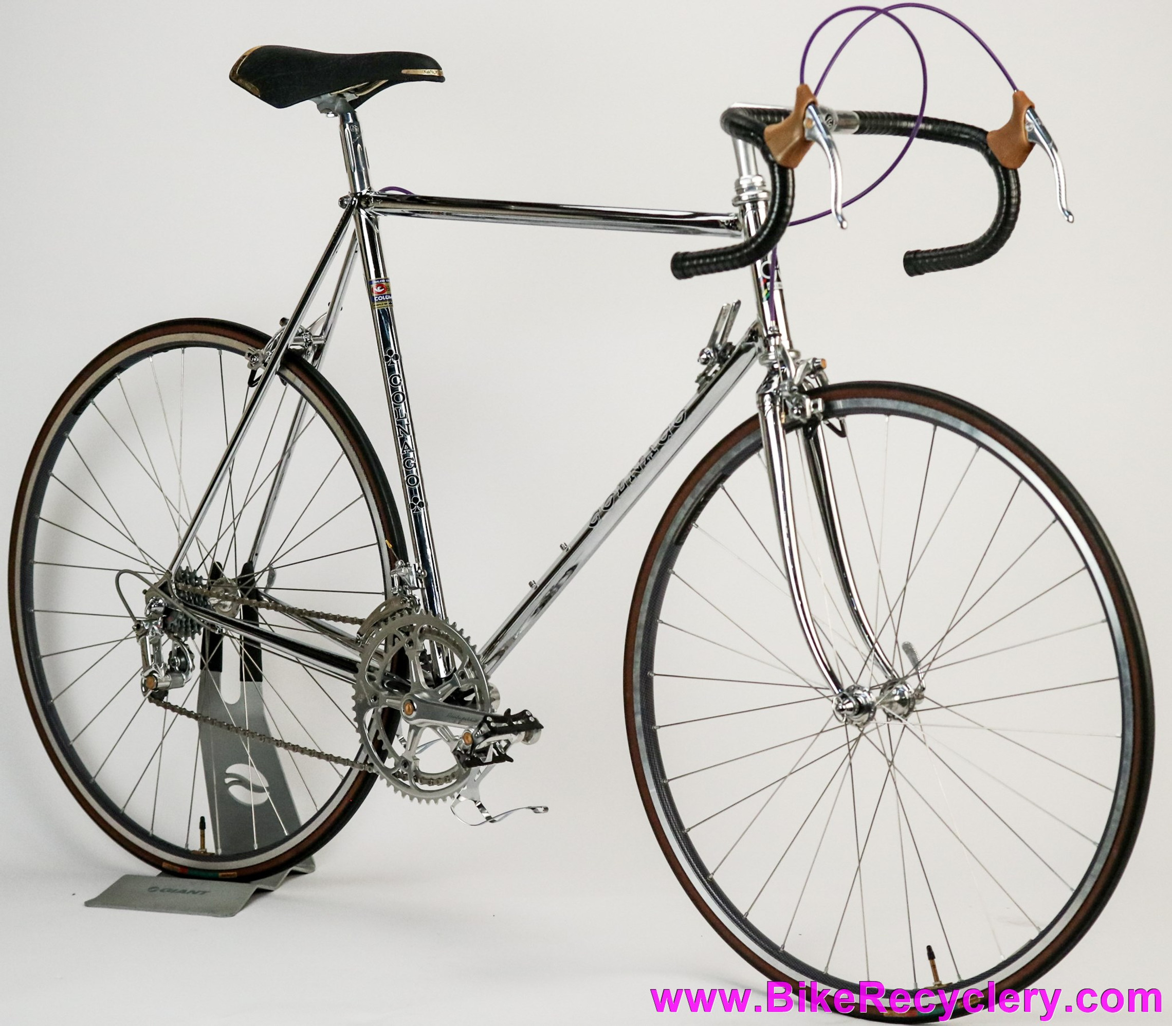 NOS 1983 Colnago Master Arabesque: 58cm - Campagnolo Super Record 50th - Internal Routing - Top Mount Shift - Chrome - Top Spec Build! Low Frame Number