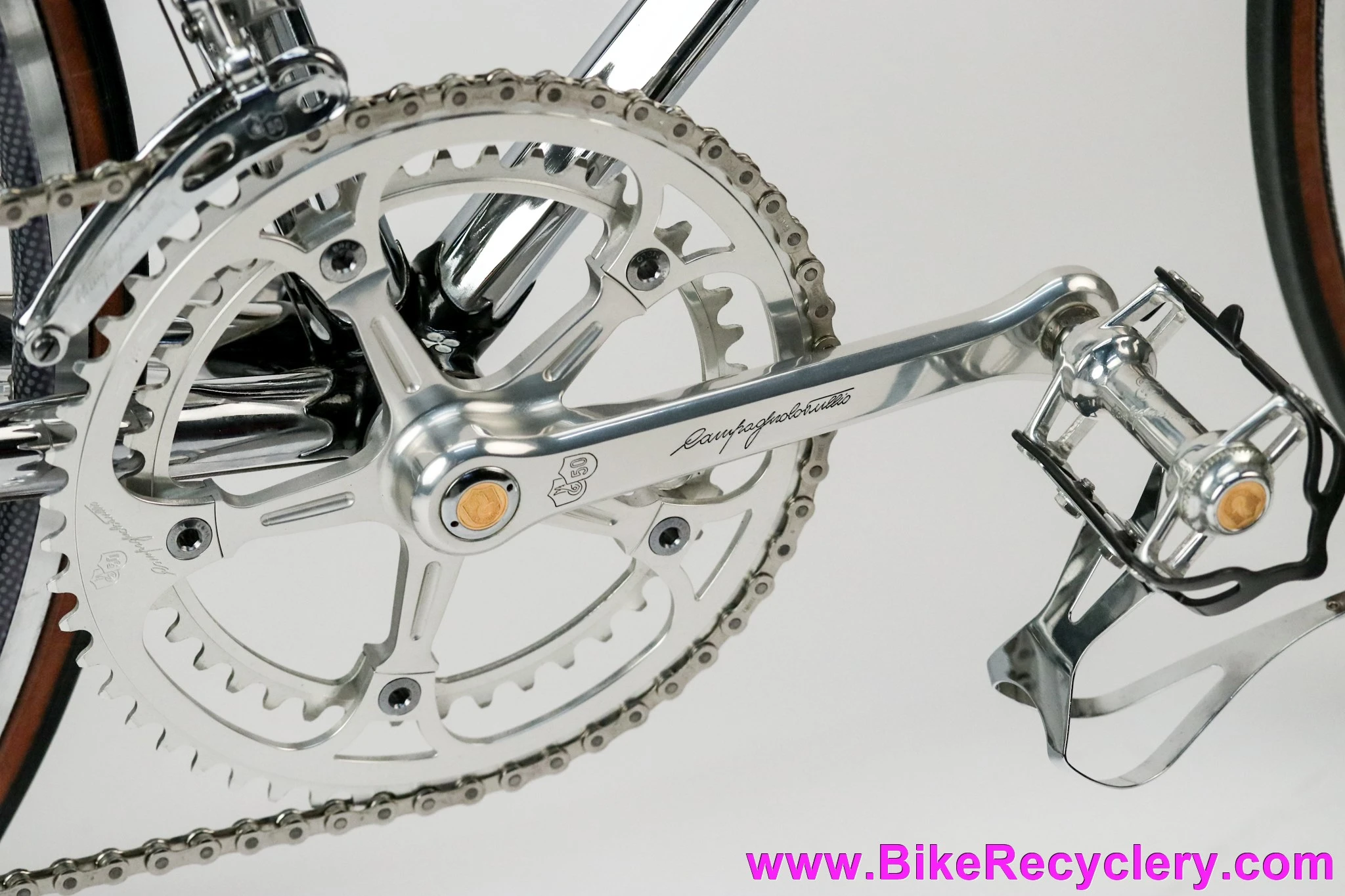 NOS 1983 Colnago Master Arabesque: 58cm - Campagnolo Super Record 50th - Internal Routing - Top Mount Shift - Chrome - Top Spec Build! Low Frame Number