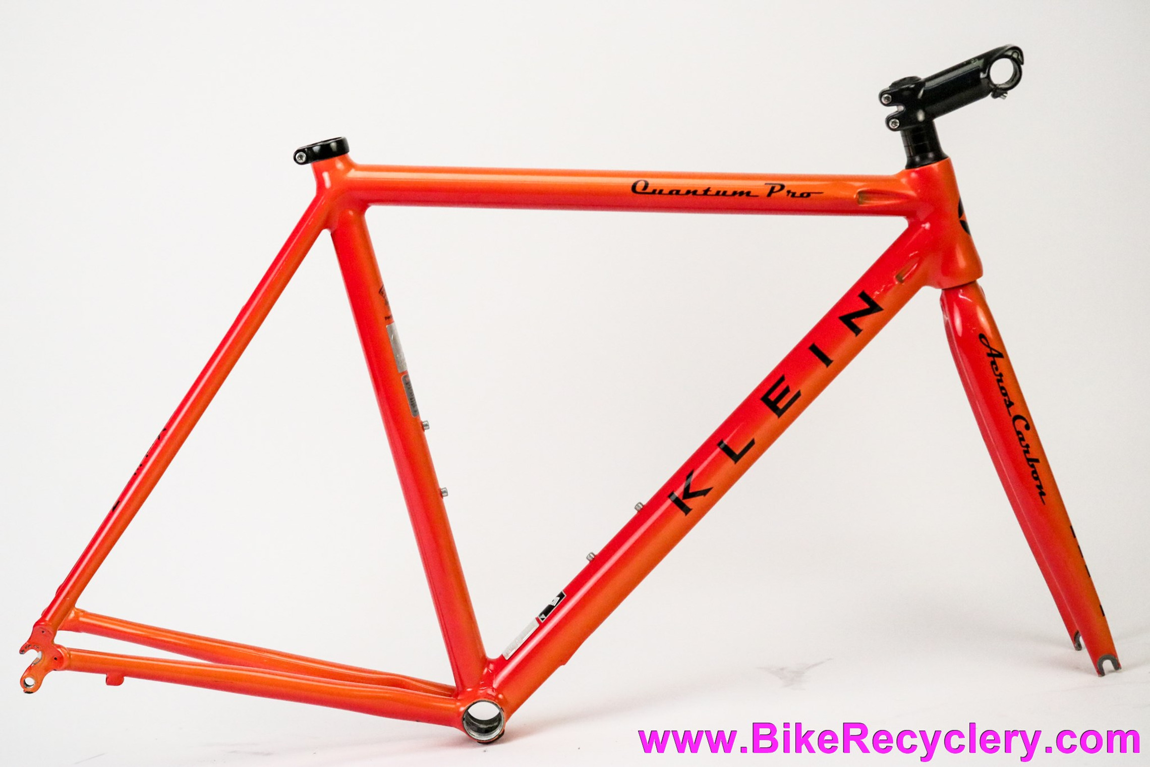 2000 Klein Quantum Pro Frameset 53cm Aeros Carbon Fork MC3 Stem