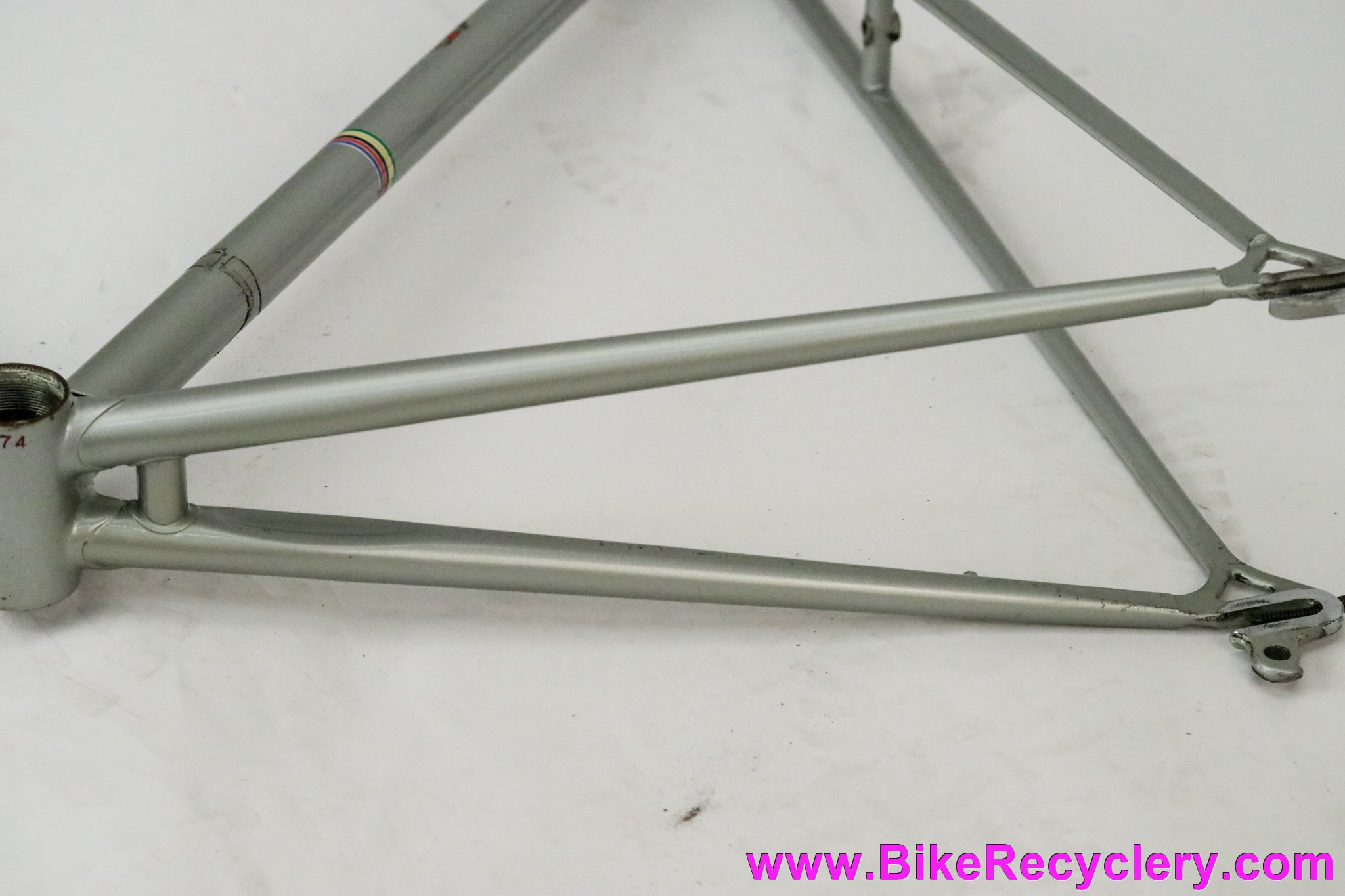 1975 Cinelli Supercorsa SC Frameset: 59cm x 56cm - Original Silver
