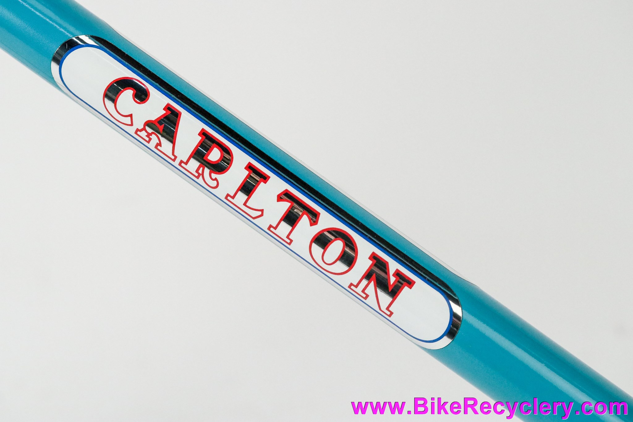 NOS 1971 Carlton Team Professional MKI Frameset: 22 1/2" (57cm) - Lagoon Blue - Chrome Lugs & Dipped Fork/Stays (Unrestored, But Fork Repainted)