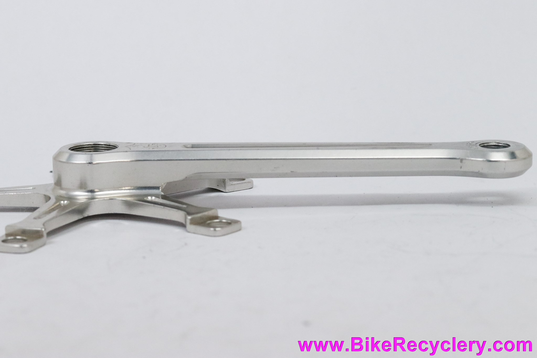 Campagnolo Nuovo Record BMX RIGHT Driveside Crank Arm: 806/BMX - Blue Ano - 175mm (Thread Weirdness)