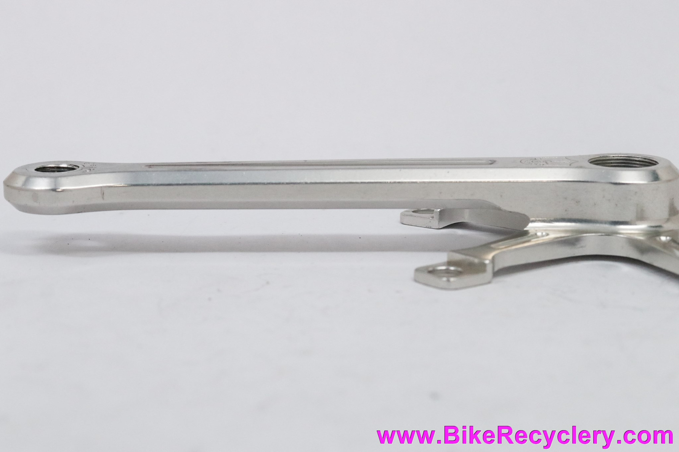Campagnolo Nuovo Record BMX RIGHT Driveside Crank Arm: 806/BMX - Blue Ano - 175mm (Thread Weirdness)