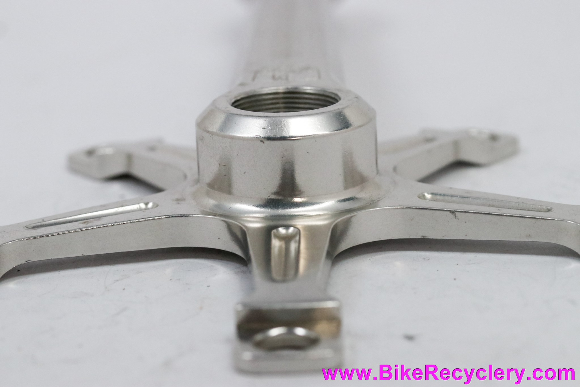 Campagnolo Nuovo Record BMX RIGHT Driveside Crank Arm: 806/BMX - Blue Ano - 175mm (Thread Weirdness)