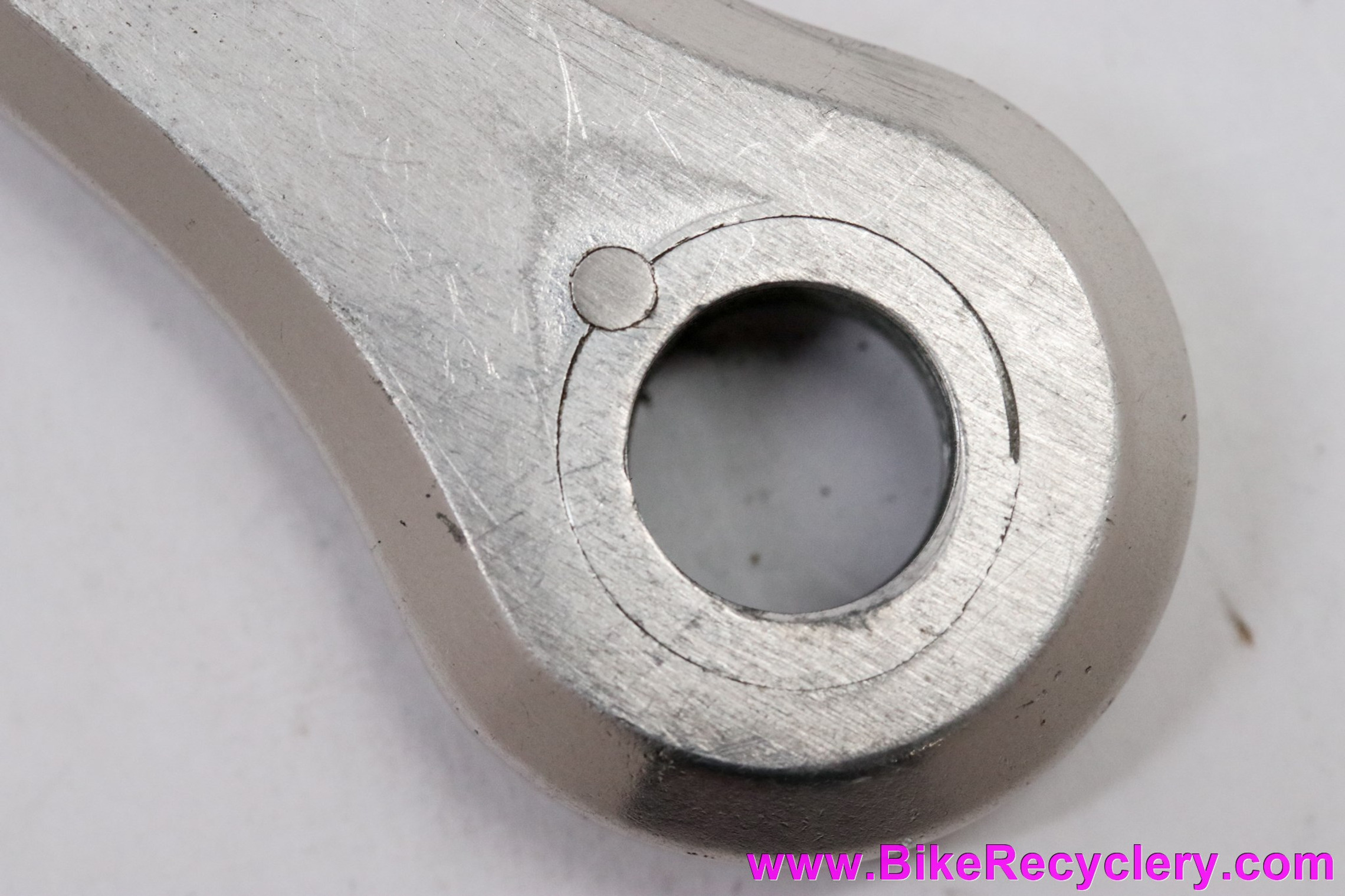 Campagnolo Nuovo Record BMX RIGHT Driveside Crank Arm: 806/BMX - Blue Ano - 175mm (Thread Weirdness)