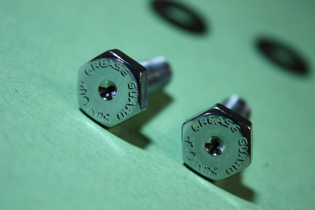 NOS Suntour XC Pro Grease Guard Dust Caps & Crank Bolts Bike Recyclery