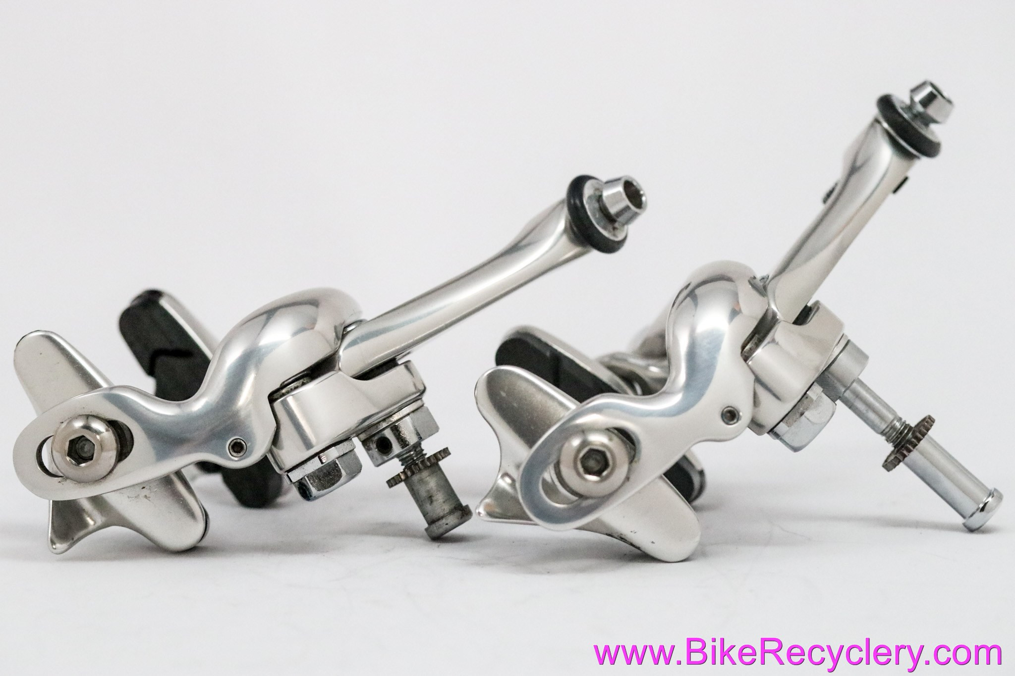 NOS Campagnolo Record Titanium Dual Pivot Brakeset: Silver - 9/10s