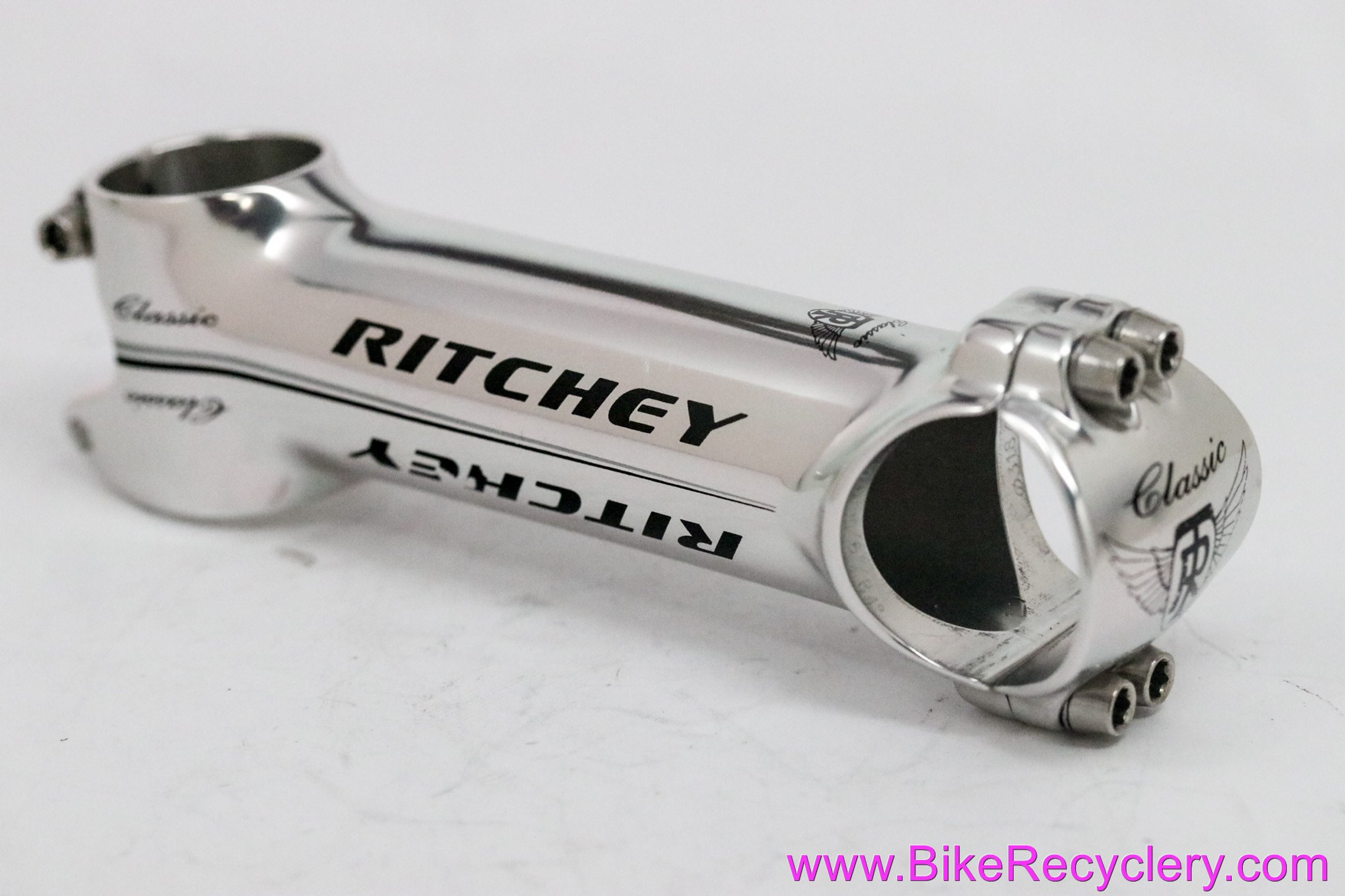 Ritchey Classic 4-Axis Polished Threadless Stem: 1 1/8 x 120mm x 31.8mmm -  6D Degree - Ti Bolts (New take-off)