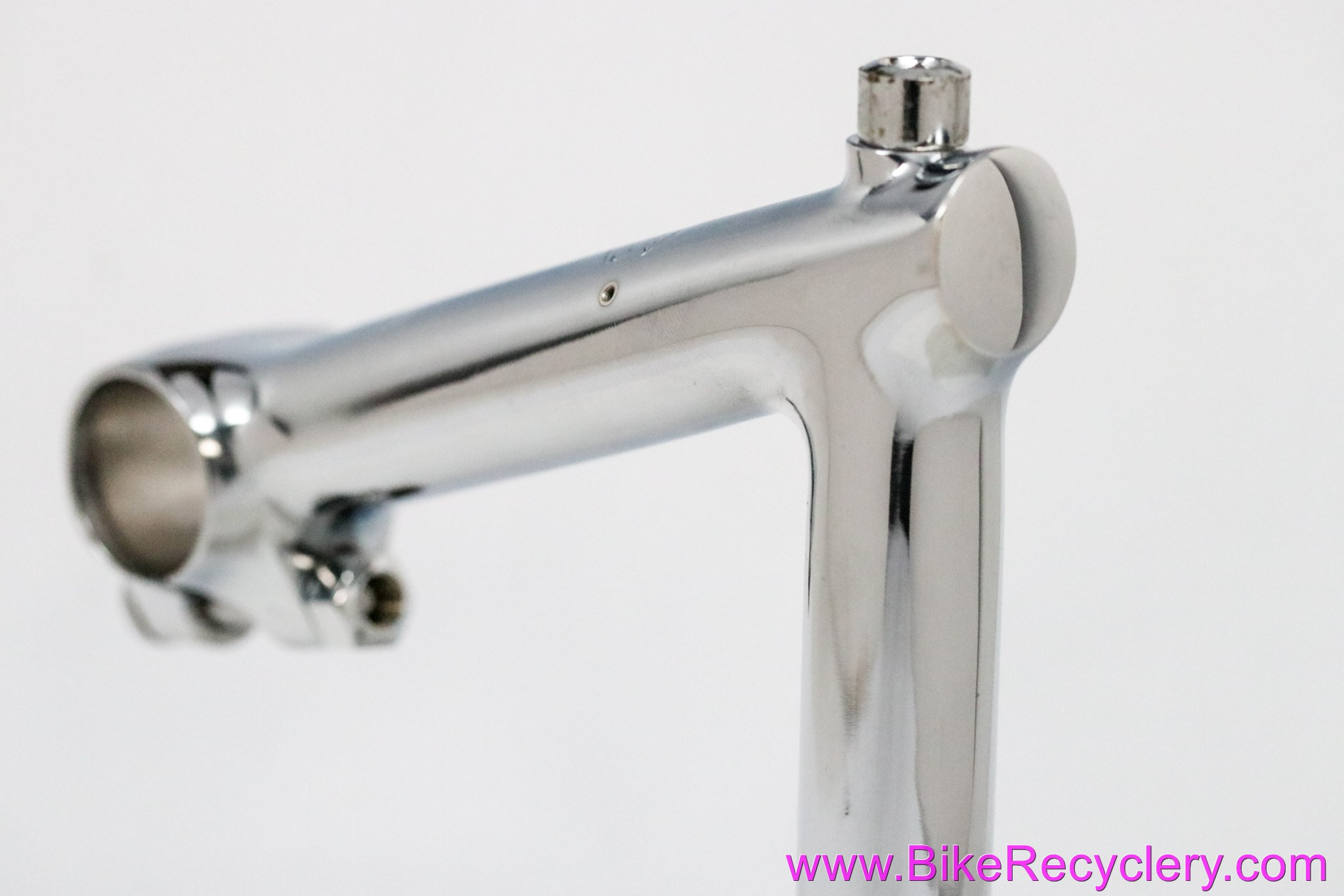 Cinelli Mod #1 Road Quill Stem: FRENCH 22.0mm - 120mm x 26.4mm - Badge Holes - 1950's 1960's (Rechromed Mint)