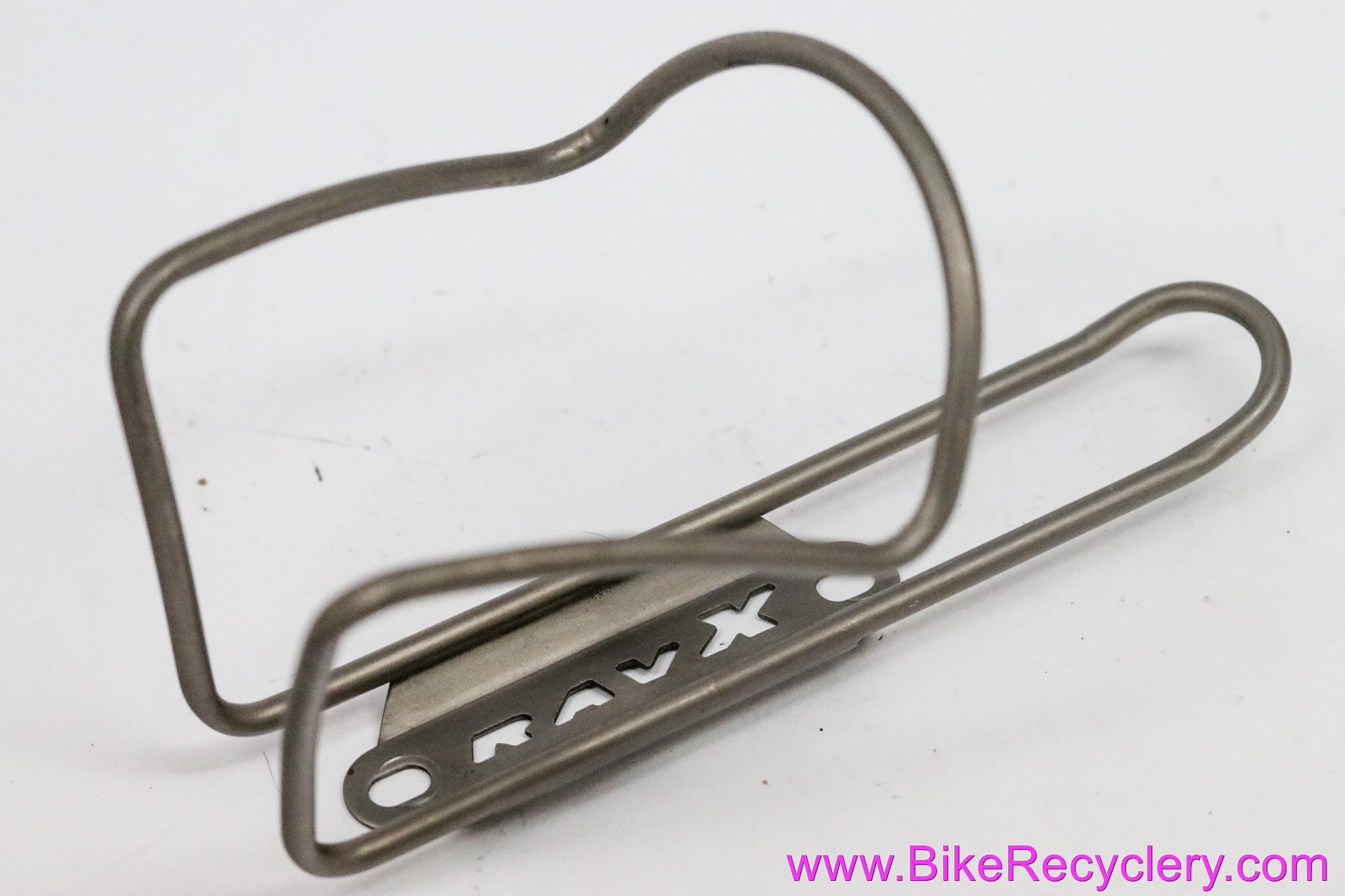 RavX Titanium Bottle Cage: 48g (Sold Individually, Near Mint