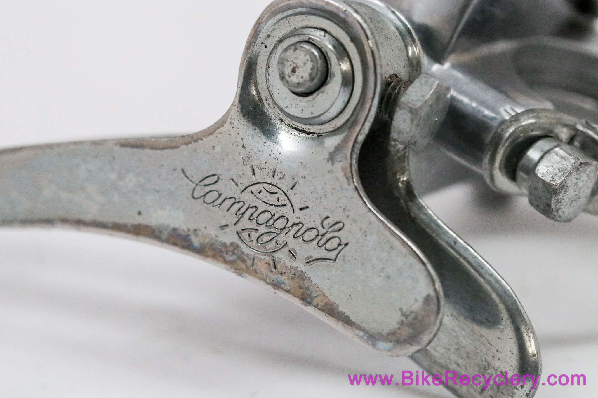 Campagnolo Gran Sport 1005/2 Front Derailleur: Matchbox Push Rod - 1950's - 1960's (Near Mint+)