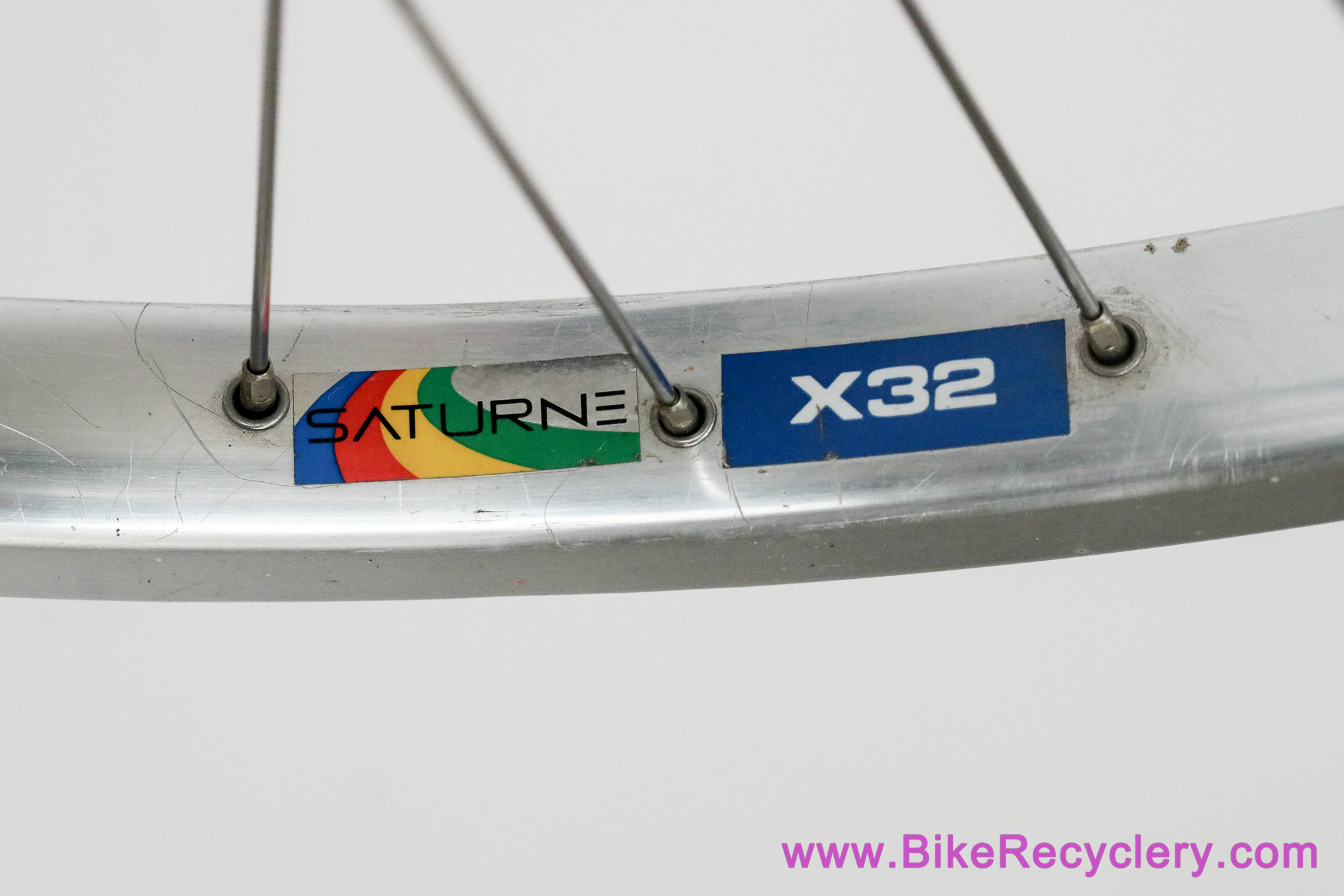 Shimano XT FH-M730 x Saturne X32 Rim Brake 26" REAR Wheel: 32H x 130mm Uniglide (EXC++)