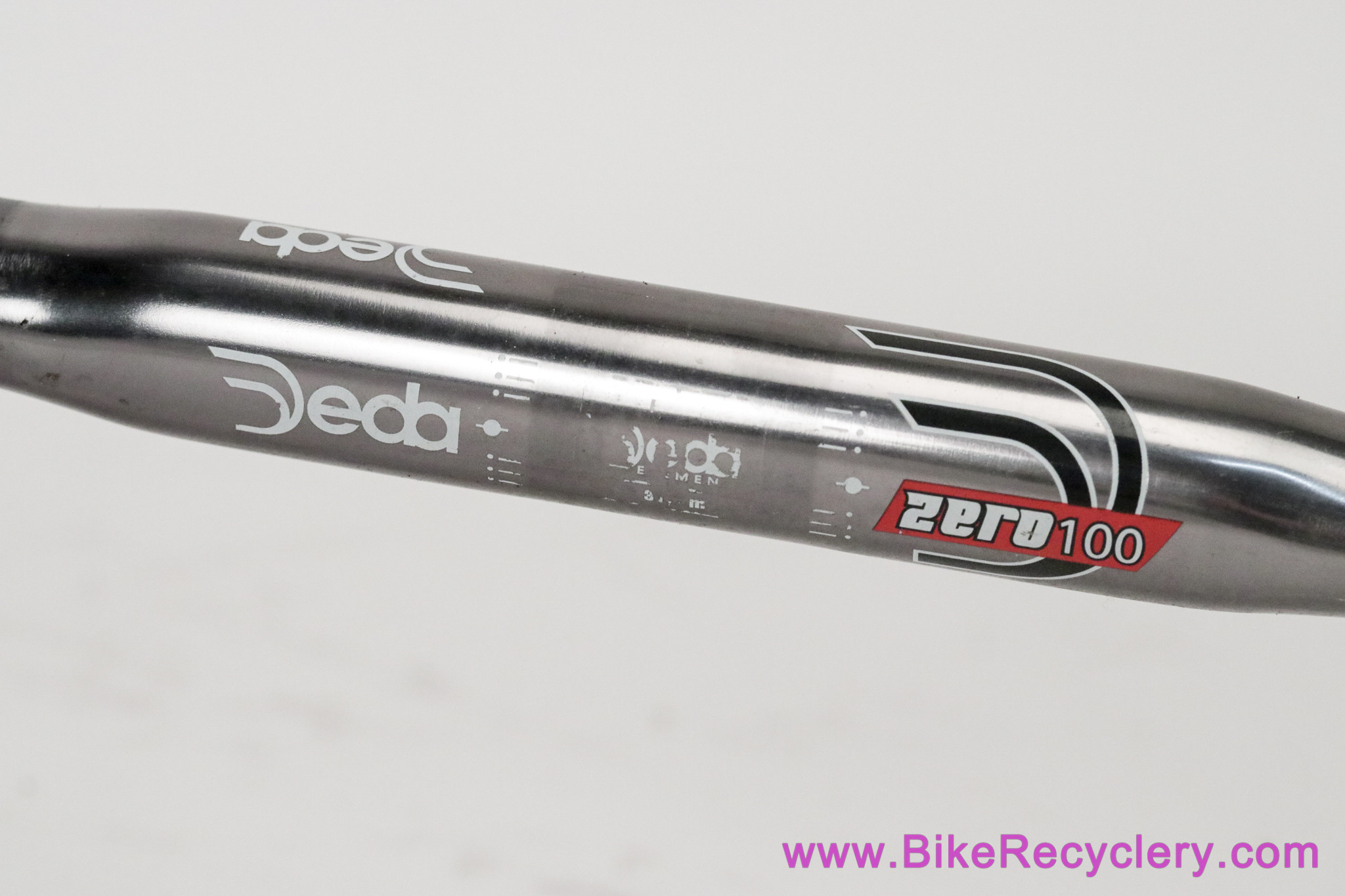 Deda Elementi Zero 100 Dark Silver Polish Drop Handlebar: 46cm