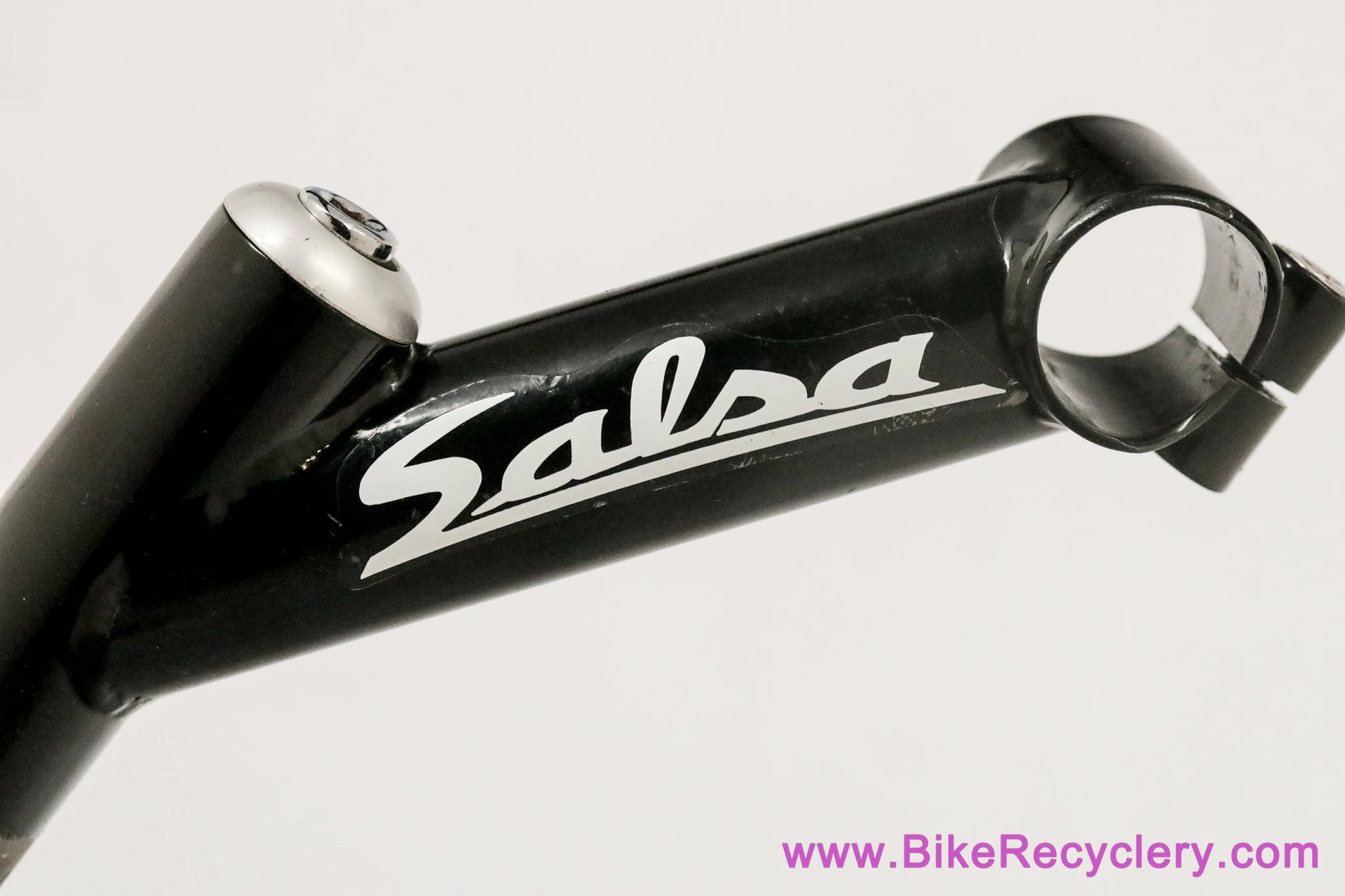 Salsa P10 DIRT DROP High Rise Quill Stem: 1" x 70mm x 26.0mm - 53 Degree - Black - Retro MTB (Near Mint)