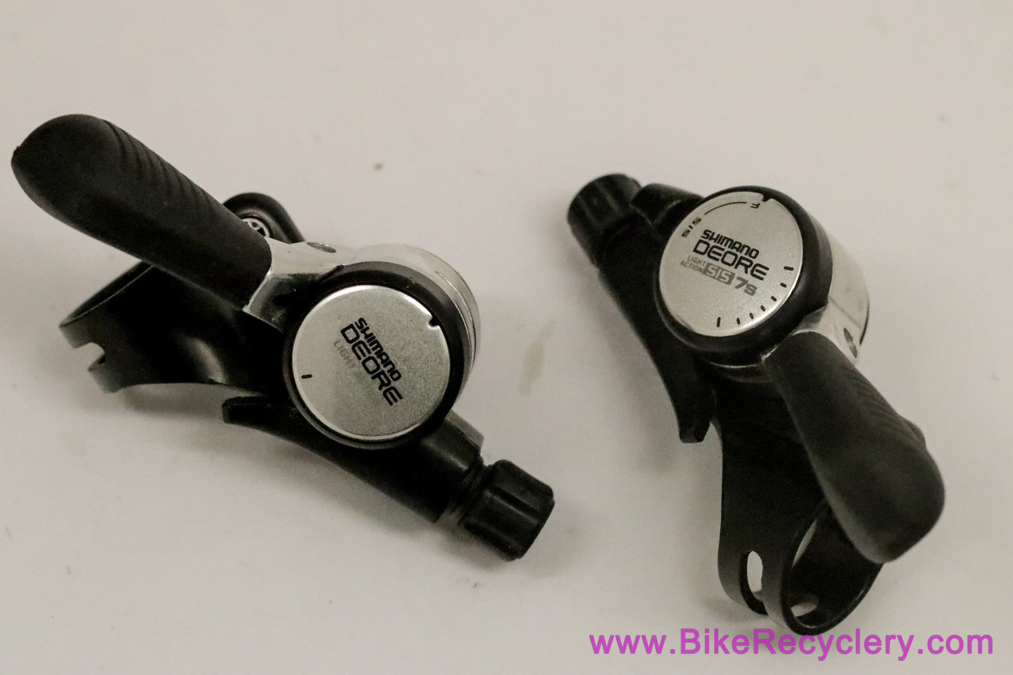 NOS Shimano Deore II / DX SL-MT62 Thumb Shifters: 7 Speed - Bike