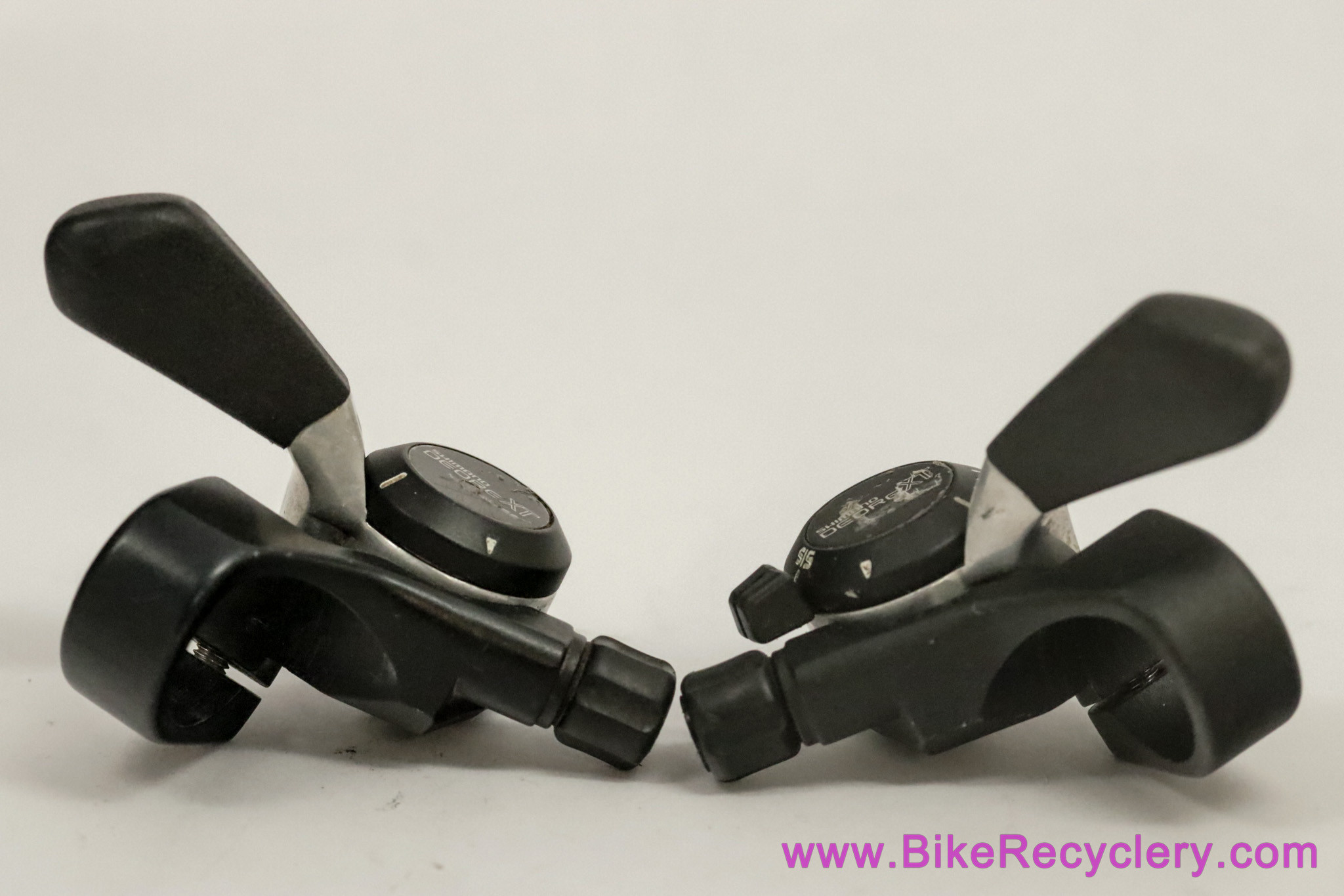 Shimano Deore XT SL-M730 Thumb Shifters: 6 Speed SIS - Black