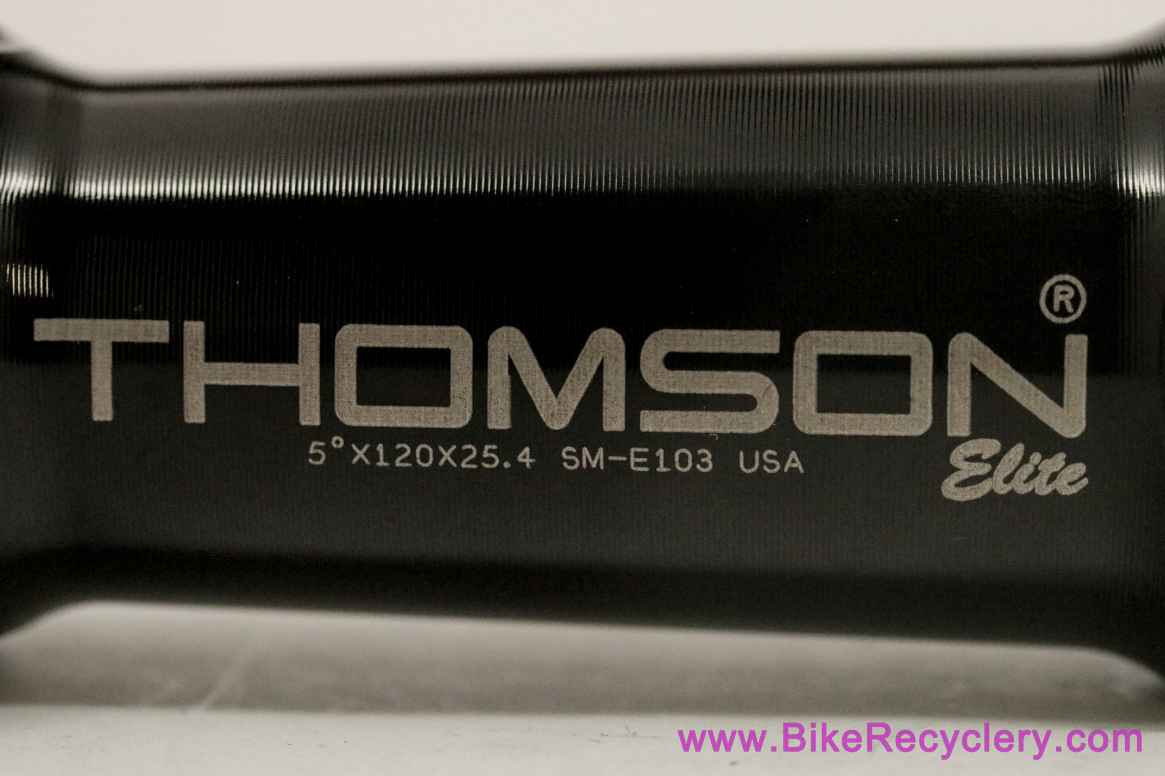 THOMSON Elite ステム 25.4 1-1/8インチ ブラック/ブルー THOMSON* elite stem (25.4mm/5°/black) - BLUE LUG ONLINE STORE