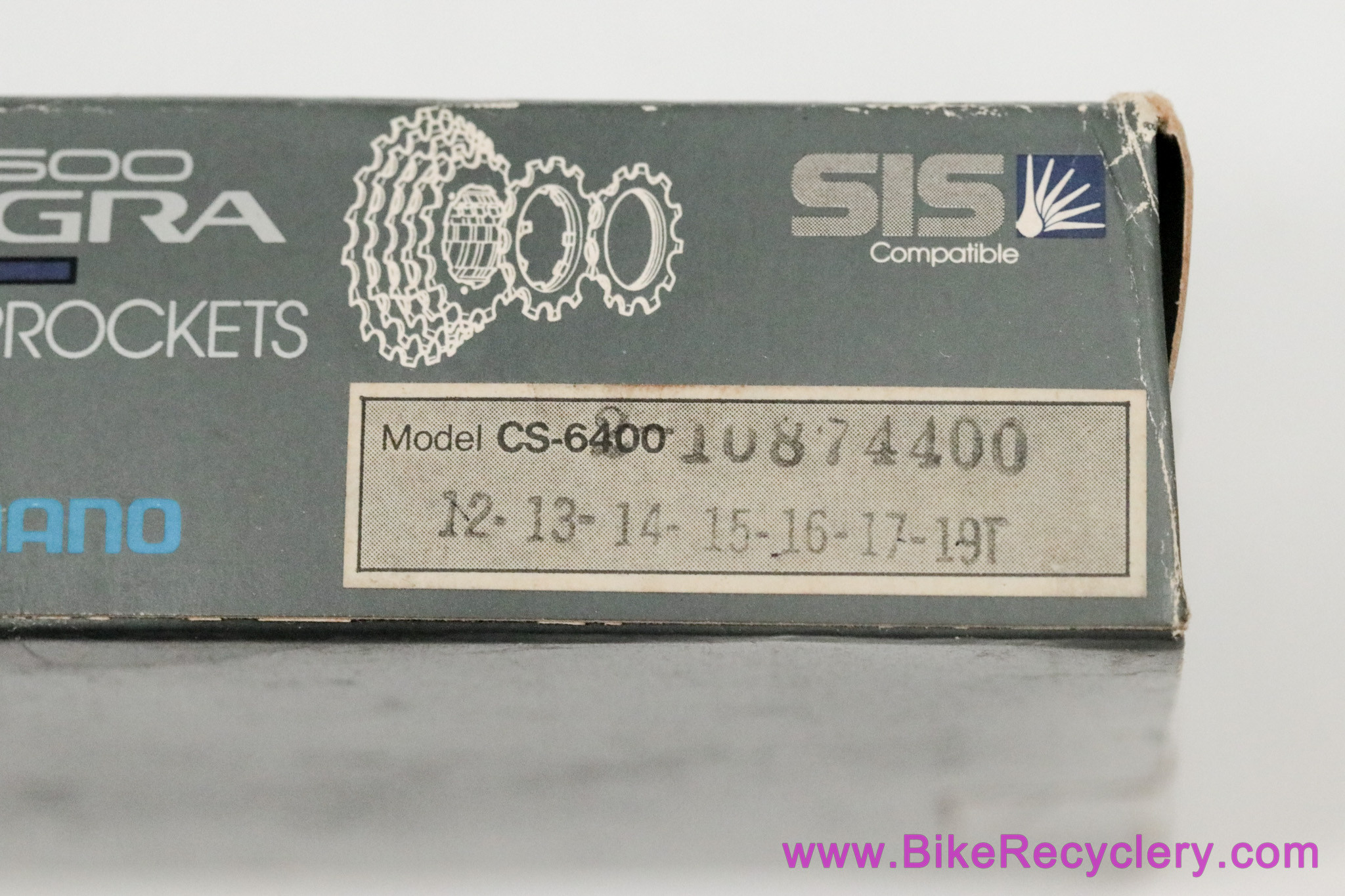 NIB/NOS Shimano 600/Ultegra CS-6400 7s Uniglide Cassette: 12-19t